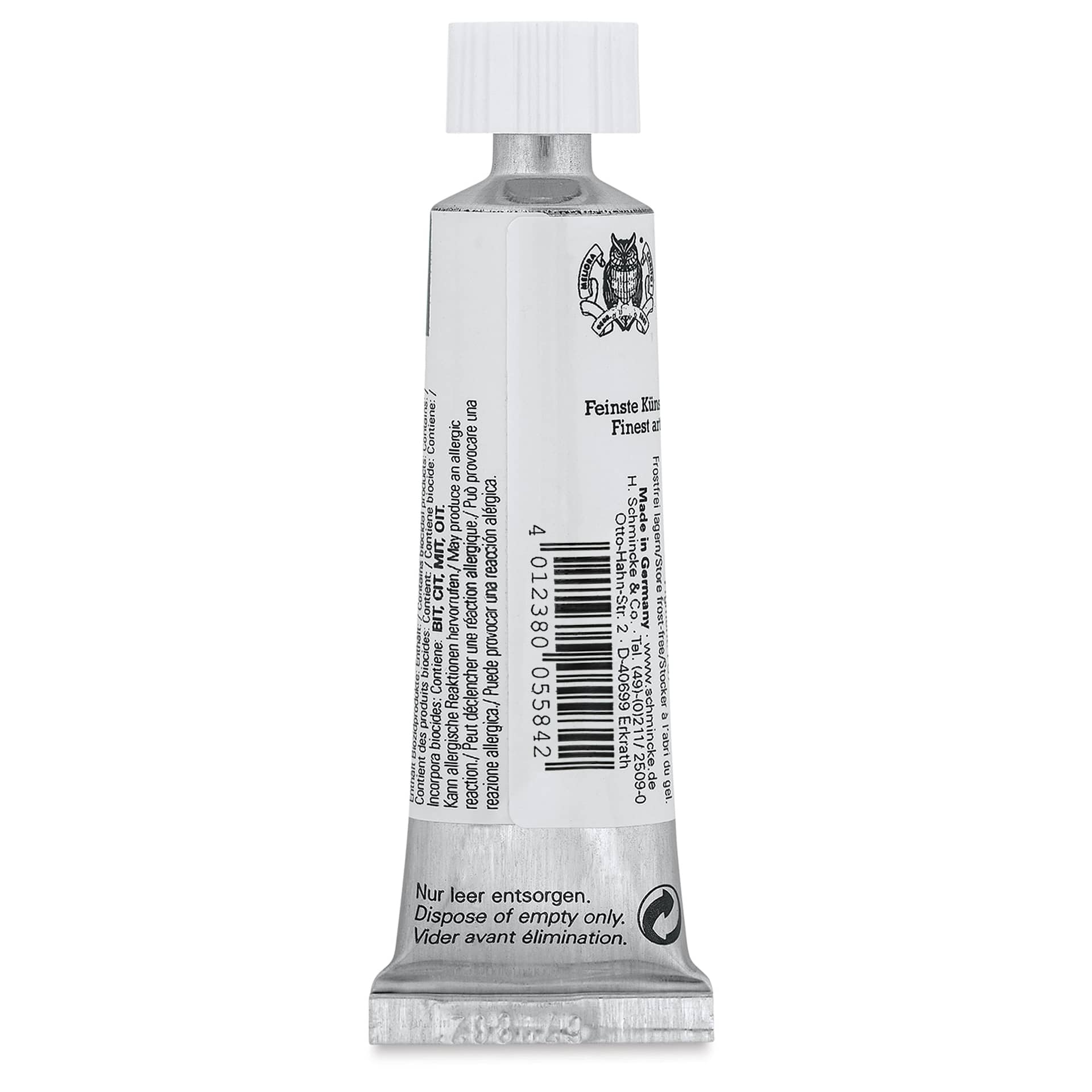 Schmincke Horadam Artist Gouache - Cobalt Blue Light, 15 ml tube back