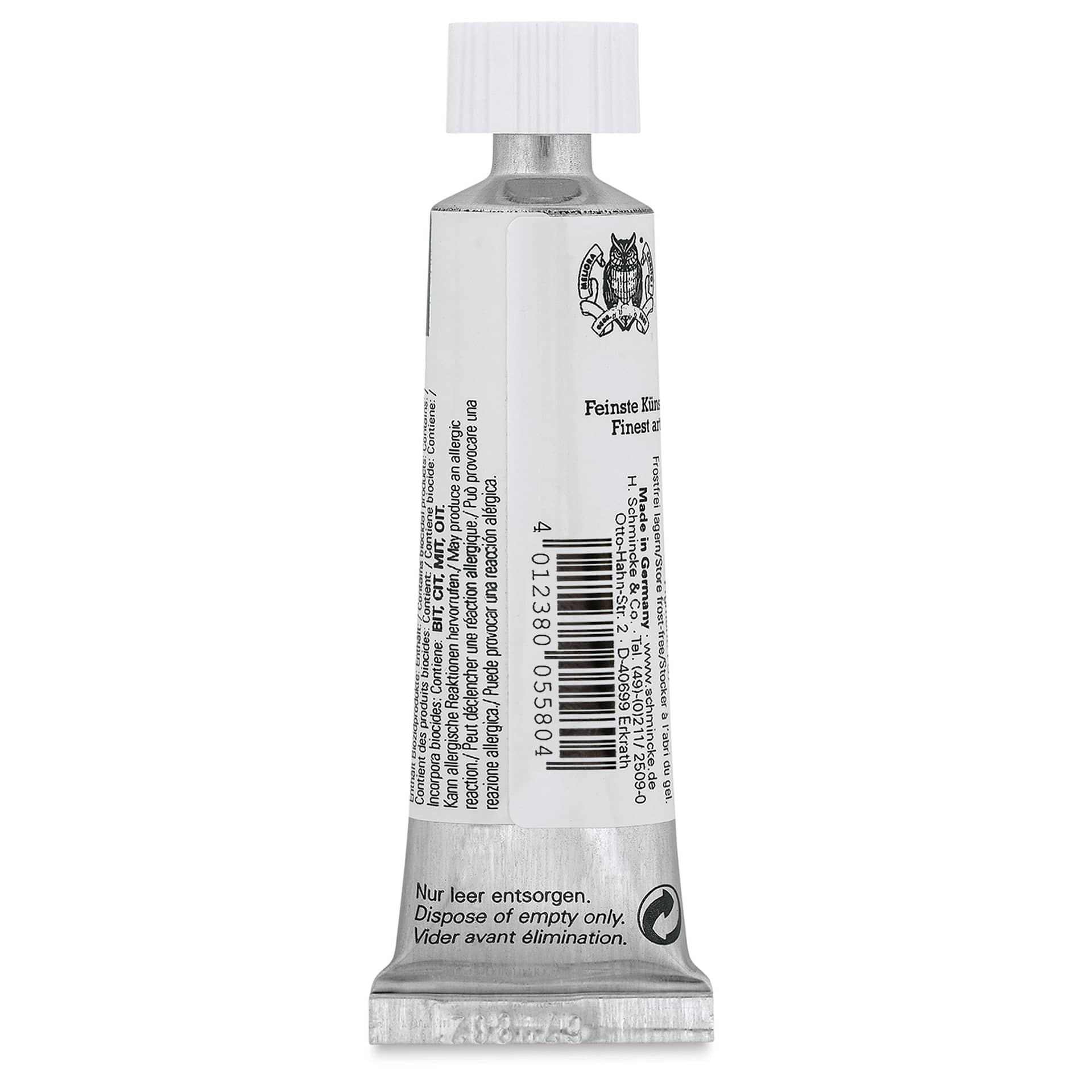 Schmincke Horadam Artist Gouache - Quinacridone Violet, 15 ml tube back