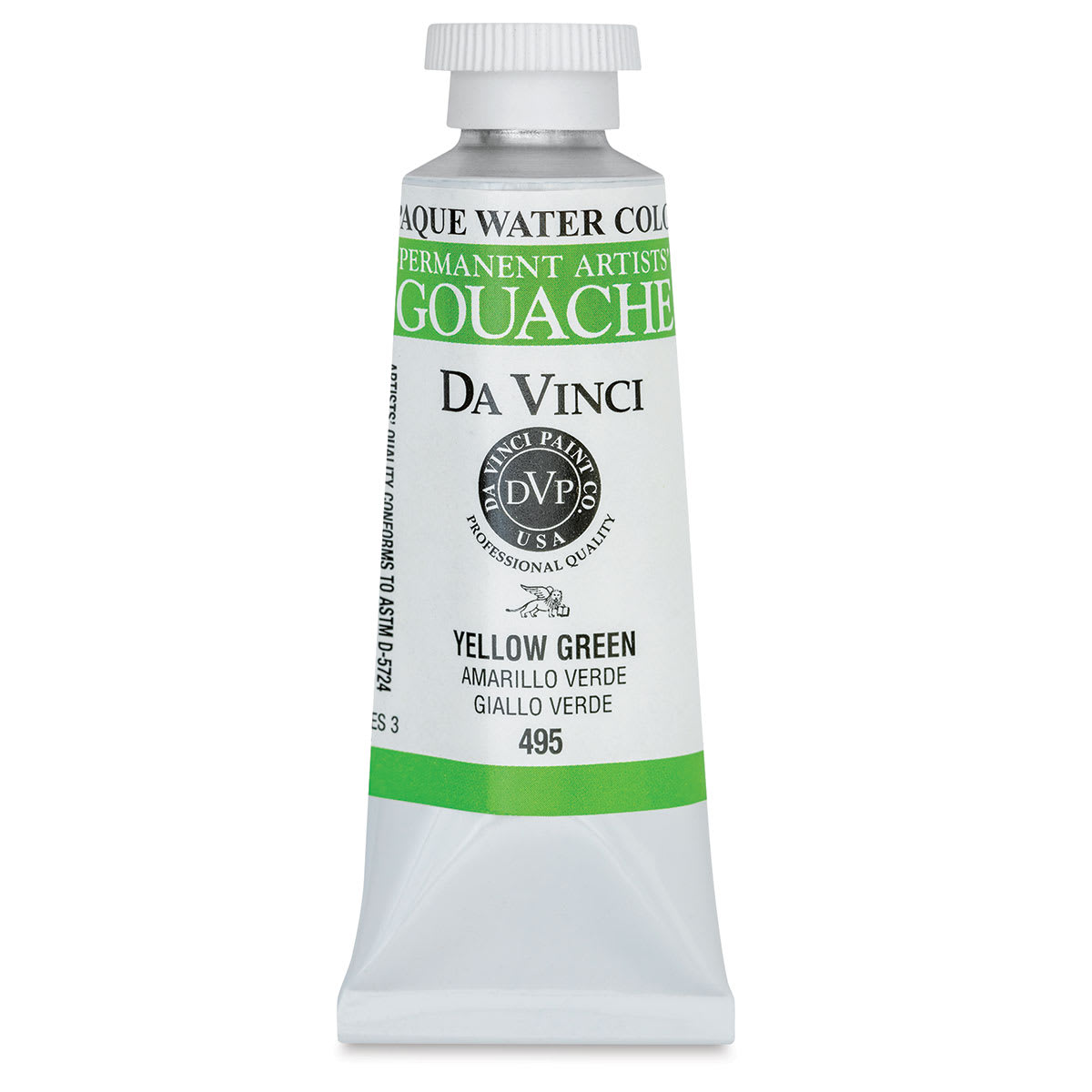Da Vinci Professional Gouache - Yellow Green, 37 ml tube