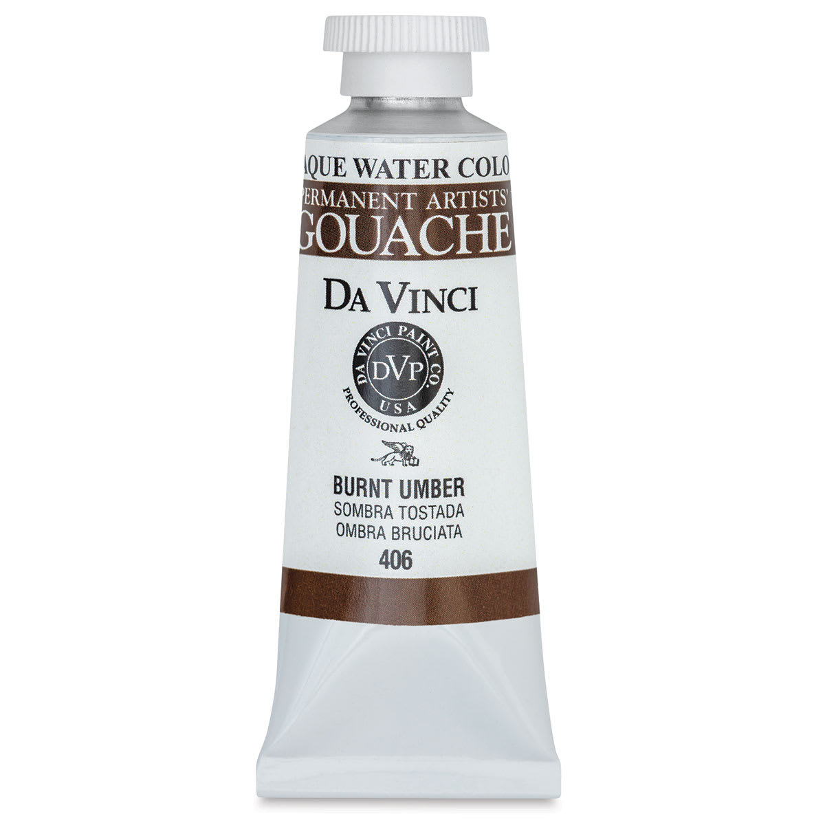 Da Vinci Professional Gouache - Burnt Umber, 37 ml tube