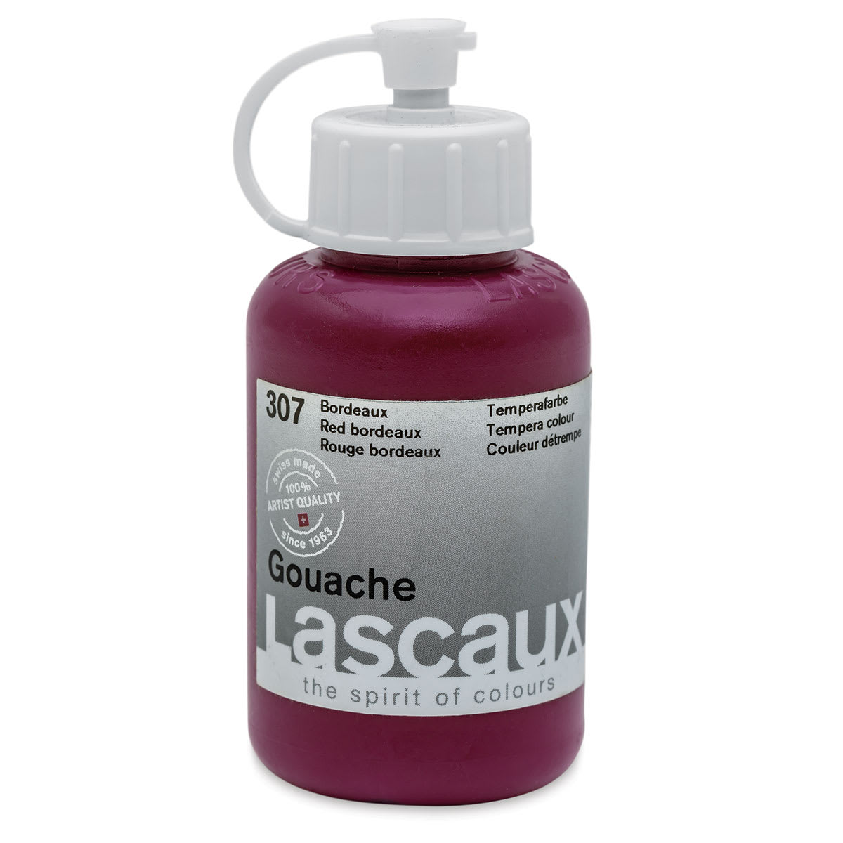 Lascaux Acrylic Gouache - Bordeaux Red, 85 ml bottle
