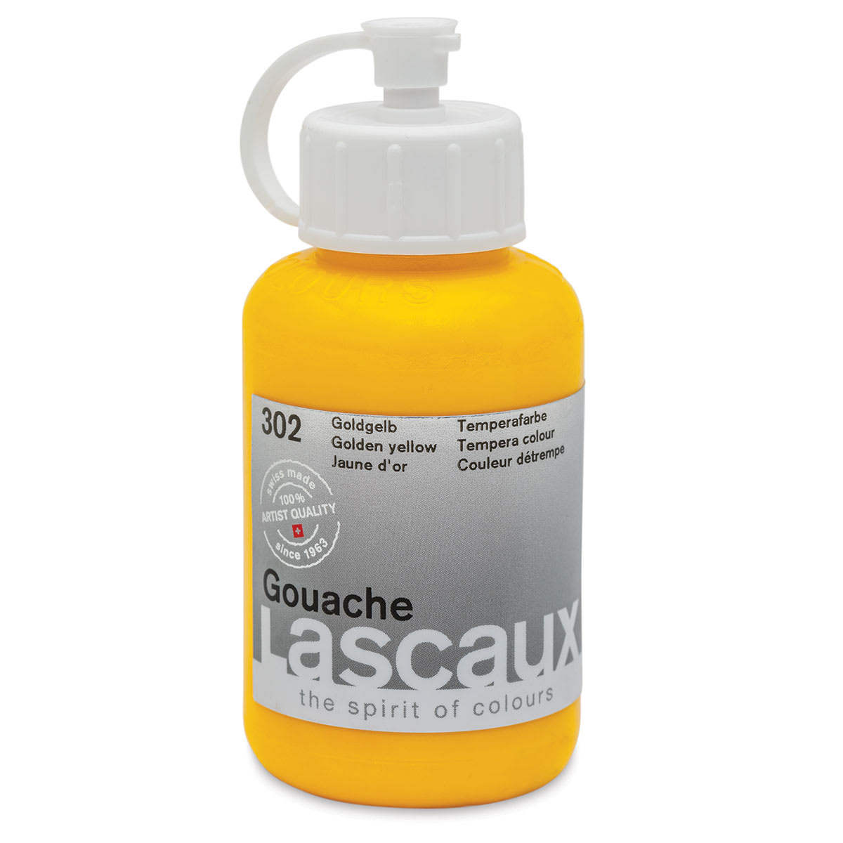 Lascaux Acrylic Gouache - Golden Yellow, 85 ml bottle