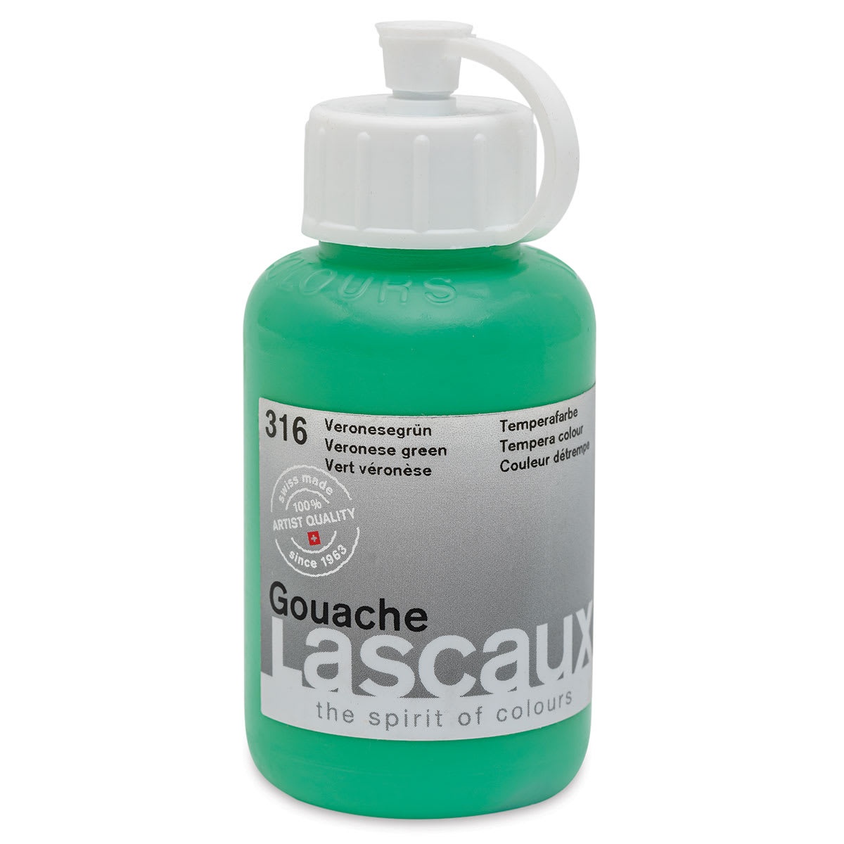 Lascaux Acrylic Gouache - Veronese Green, 85 ml bottle