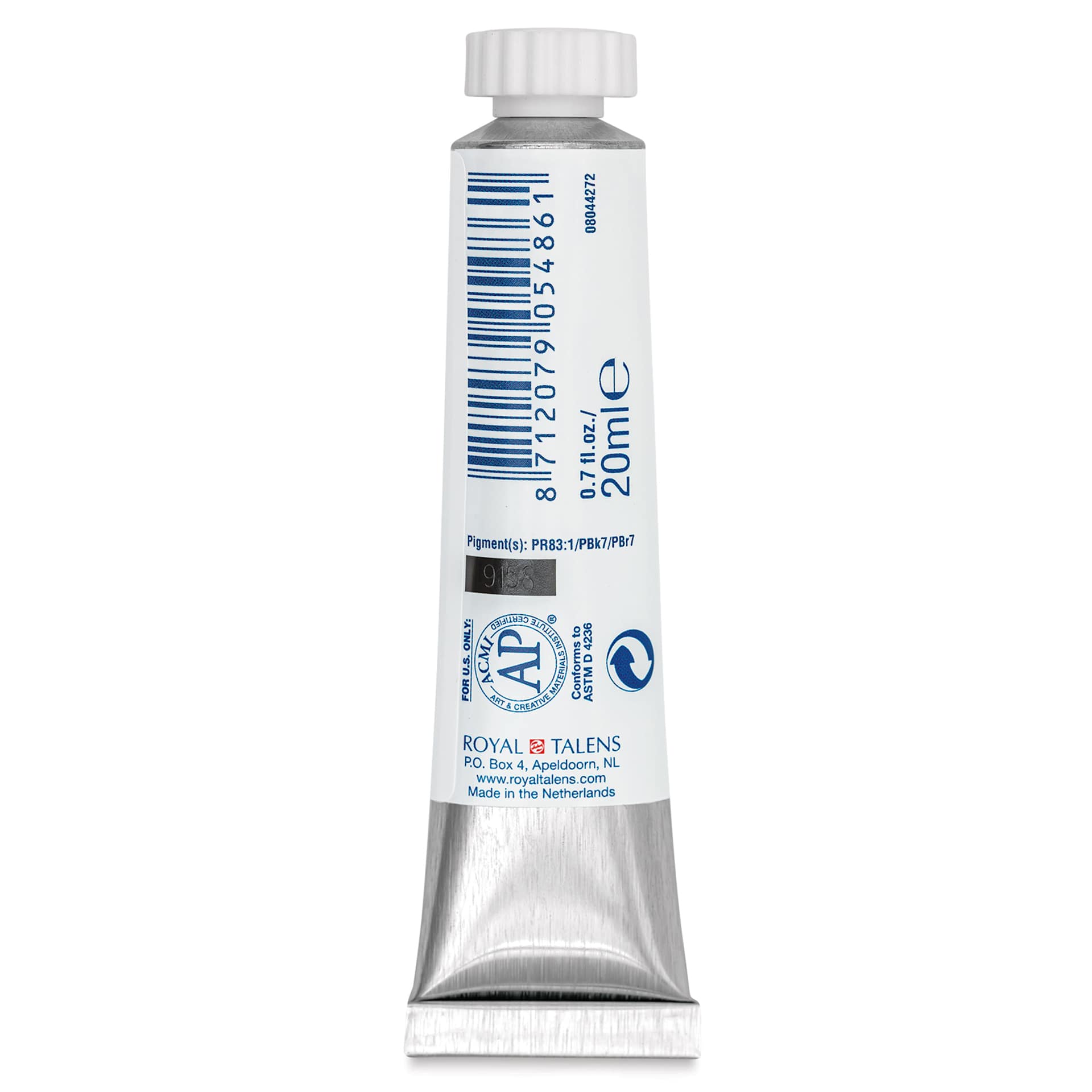 Royal Talens Gouache - Havana Brown, 20 ml tube back