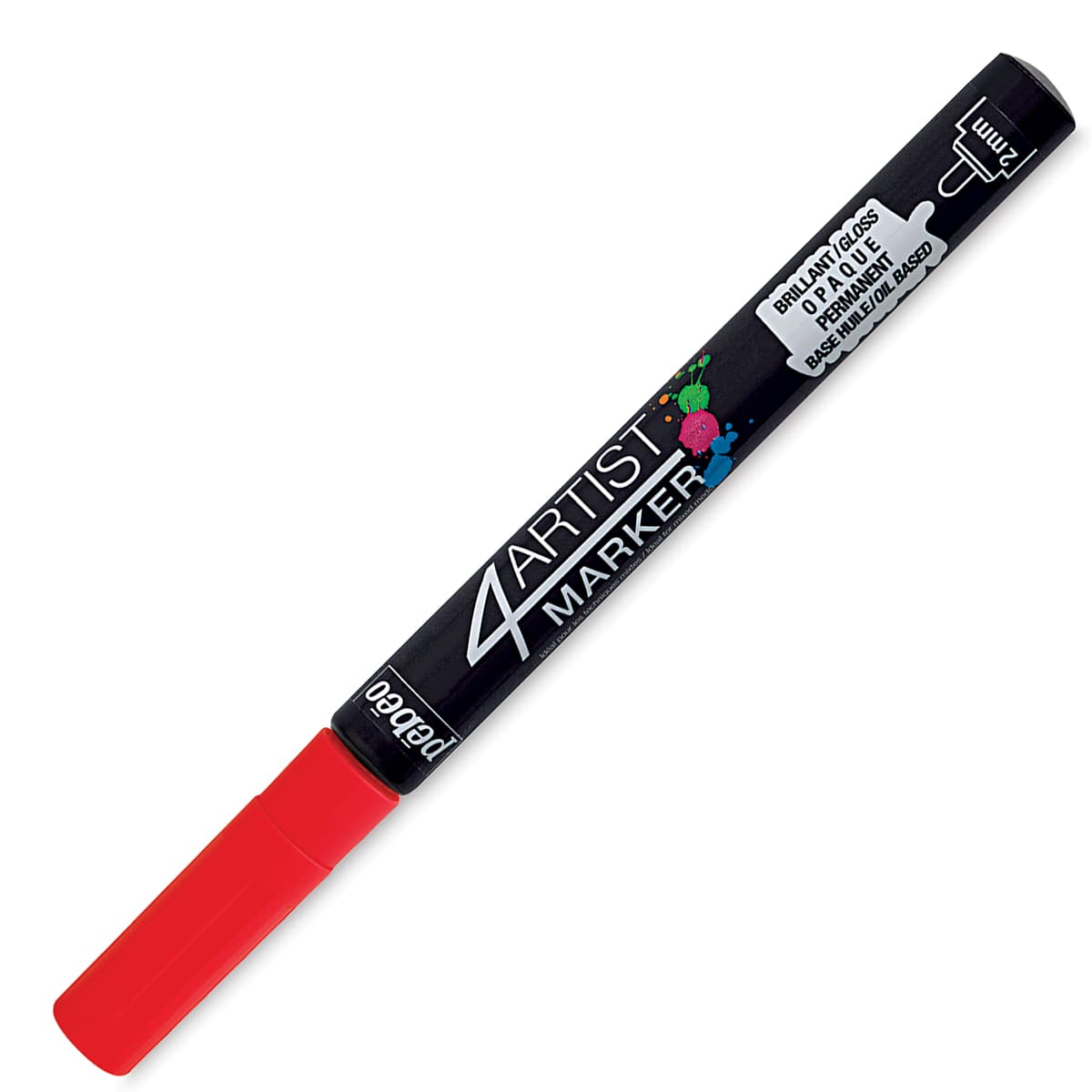 Pebeo 4Artist Marker - Red, 2 mm back