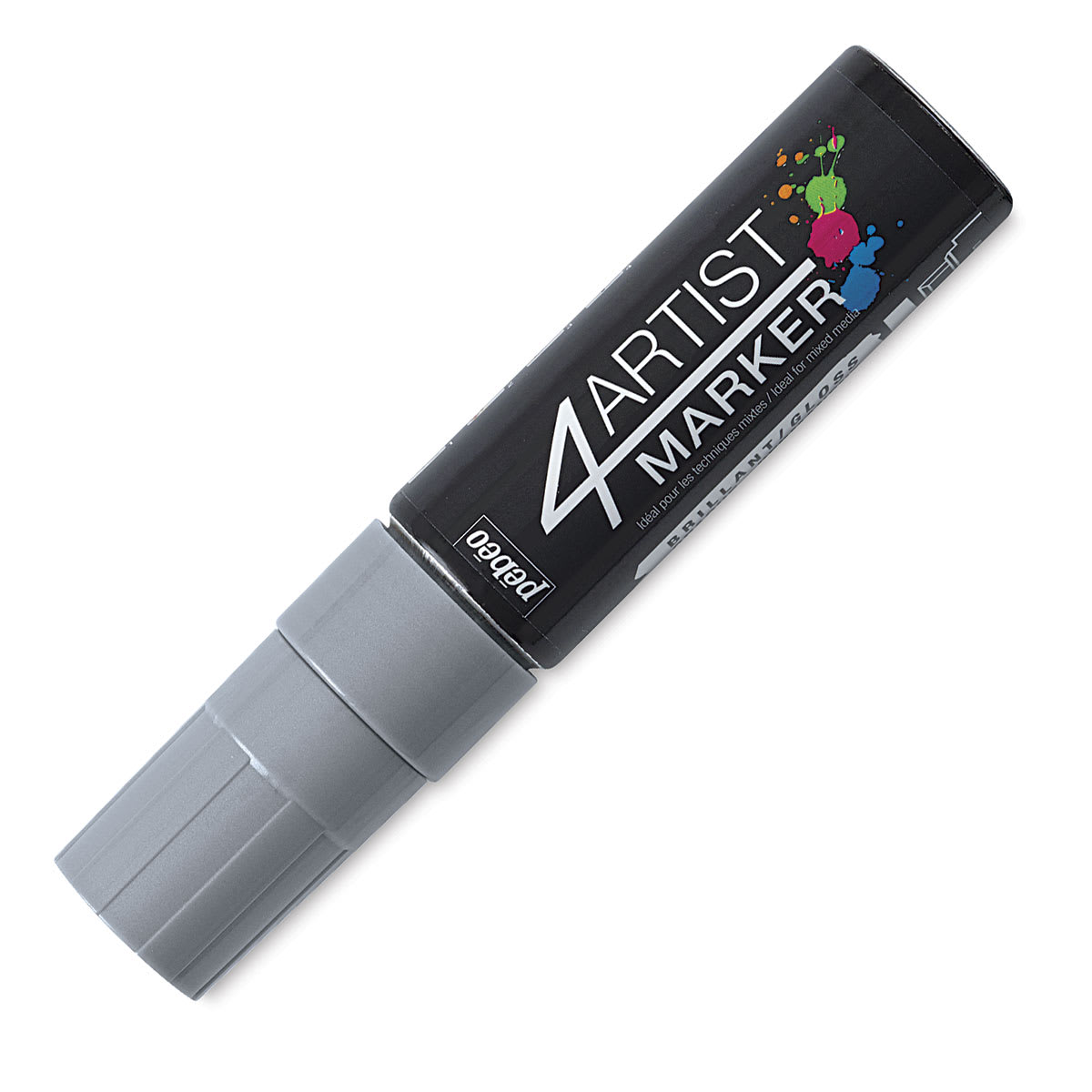 Pebeo 4Artist Marker - Silver, 15 mm with cap on