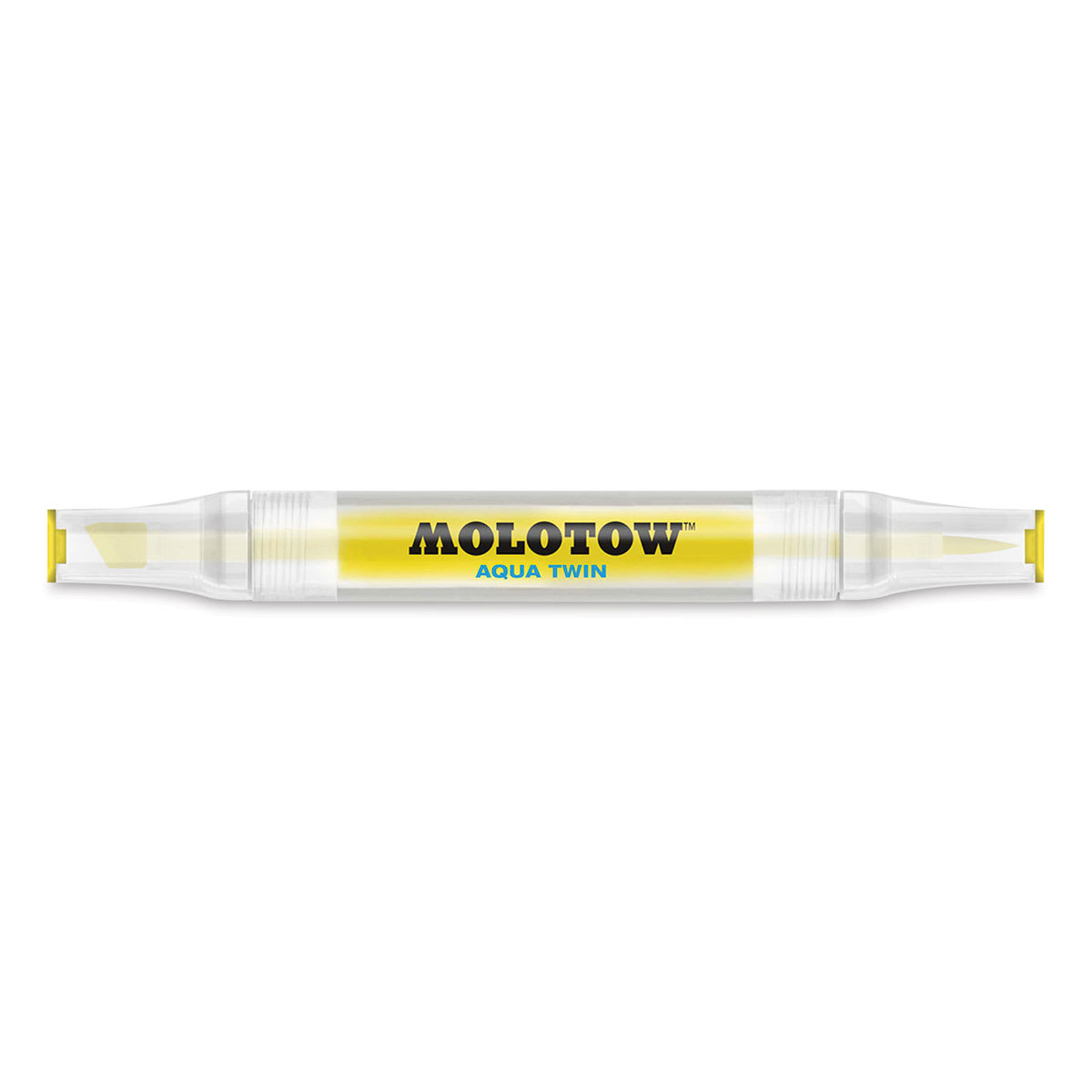 Molotow Aqua Twin Marker - Yellow with caps on