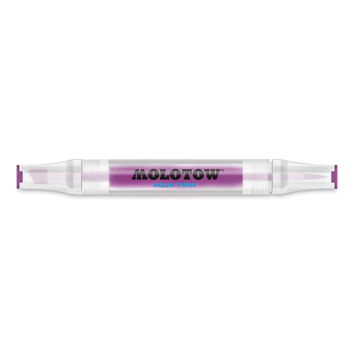 Molotow Aqua Twin Marker - Purple with caps on