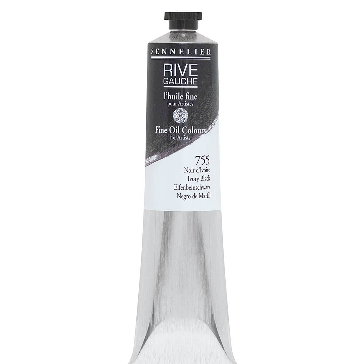Sennelier Rive Gauche Artists Oil Color - Ivory Black,  200 ml