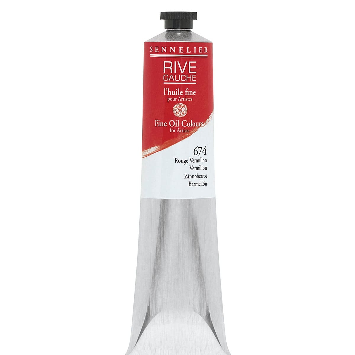 Sennelier Rive Gauche Artists Oil Color - Vermilion, 200 ml