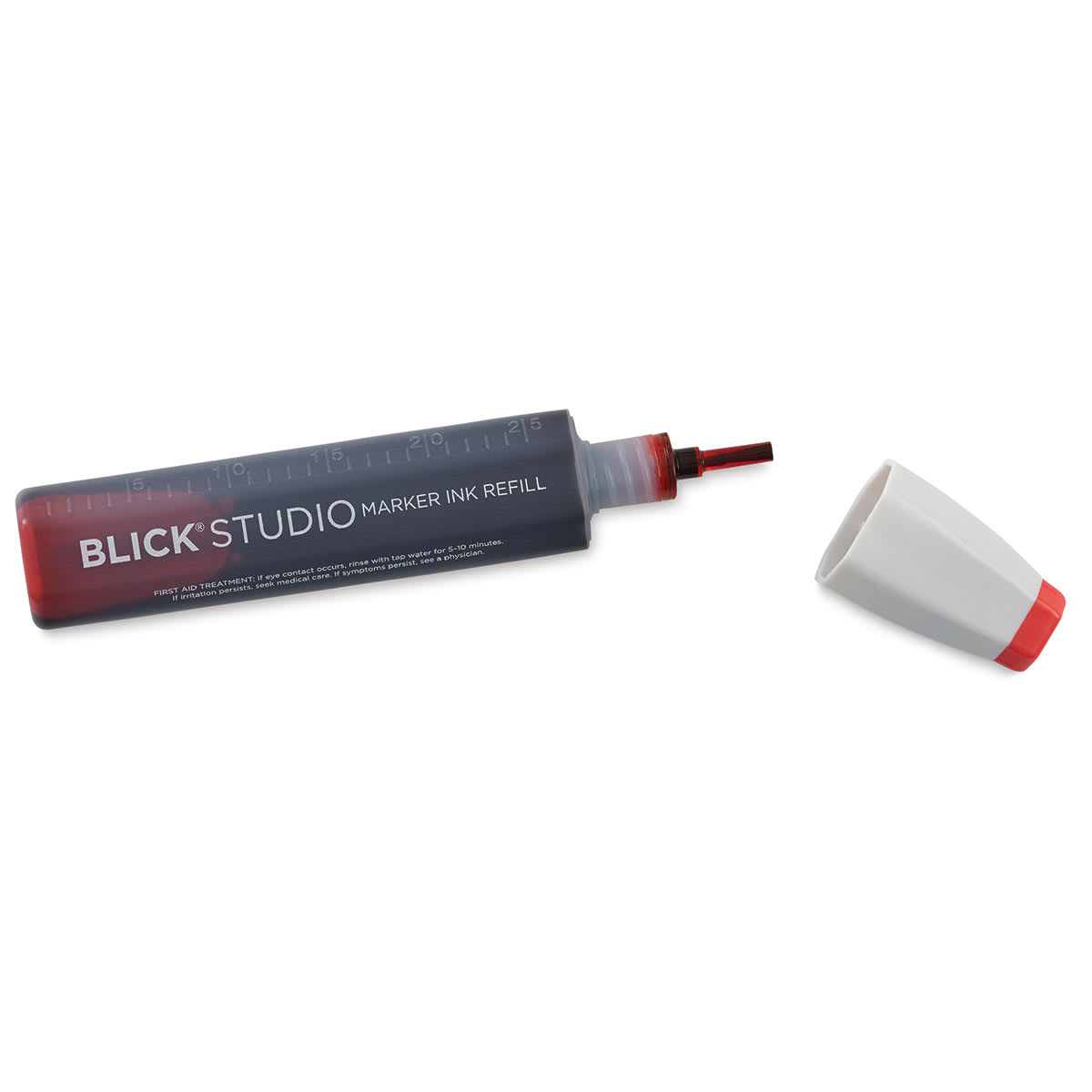 Blick Studio Marker Refill - No. 005 Red Refill tube shown with cap removed Blick Studio Marker Refill - No. 005 Red Refill tube shown with cap removed
