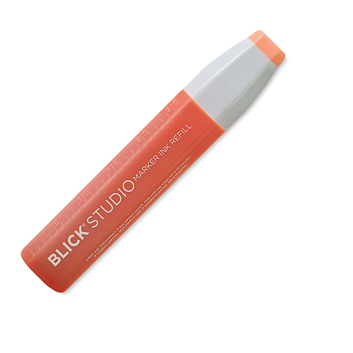 Blick Studio Marker Refill - No. 076 Salmon Refill tube shown closed at angle Blick Studio Marker Refill - No. 076 Salmon Refill tube shown closed at angle