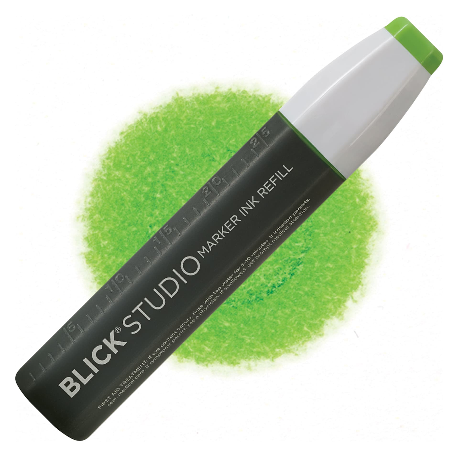 Blick Studio Marker Refill - Spring Green, 043, swatch and refill