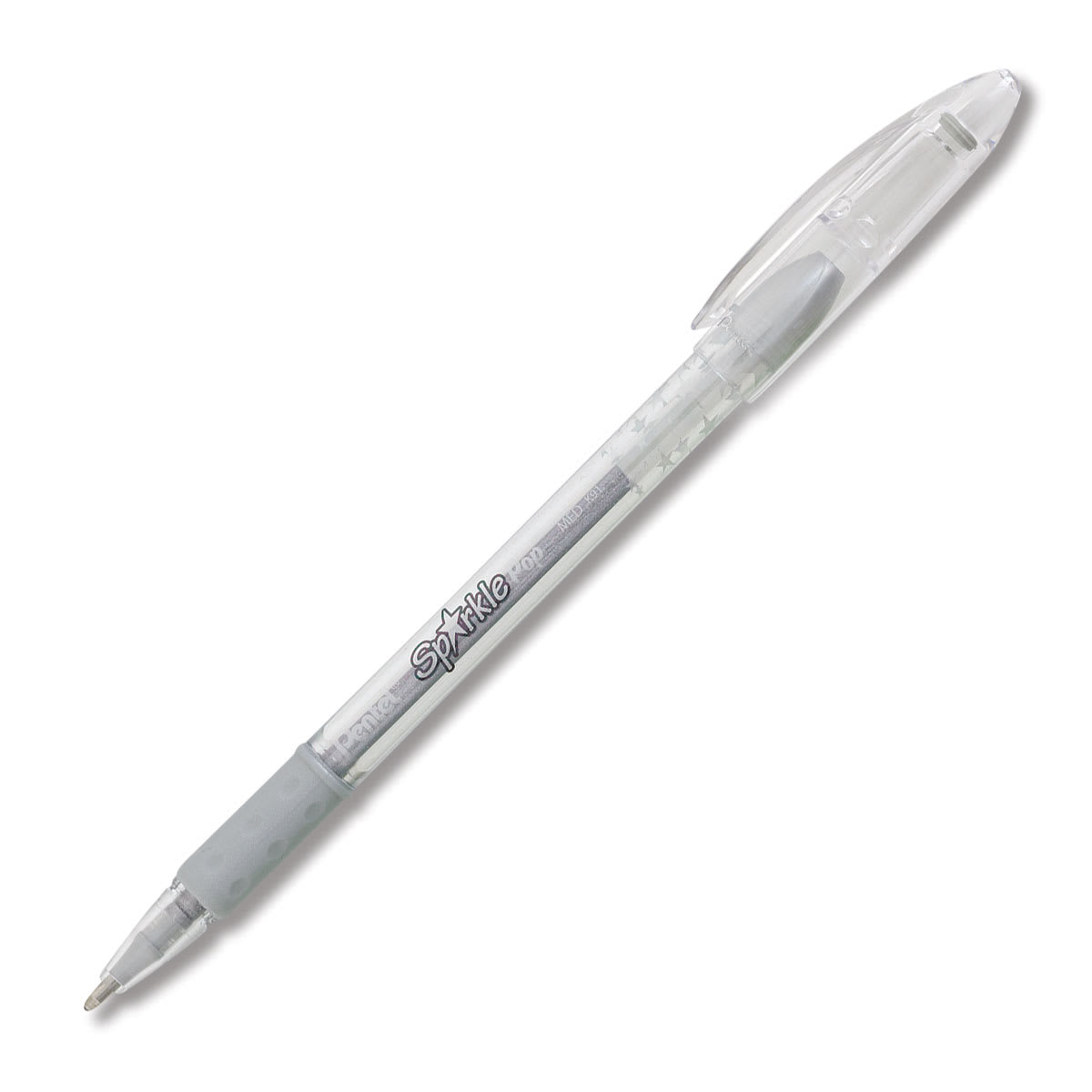 Pentel Sparkle Pop Pen - Silver/Light Silver Pentel Sparkle Pop Pen - Silver/Light Silver