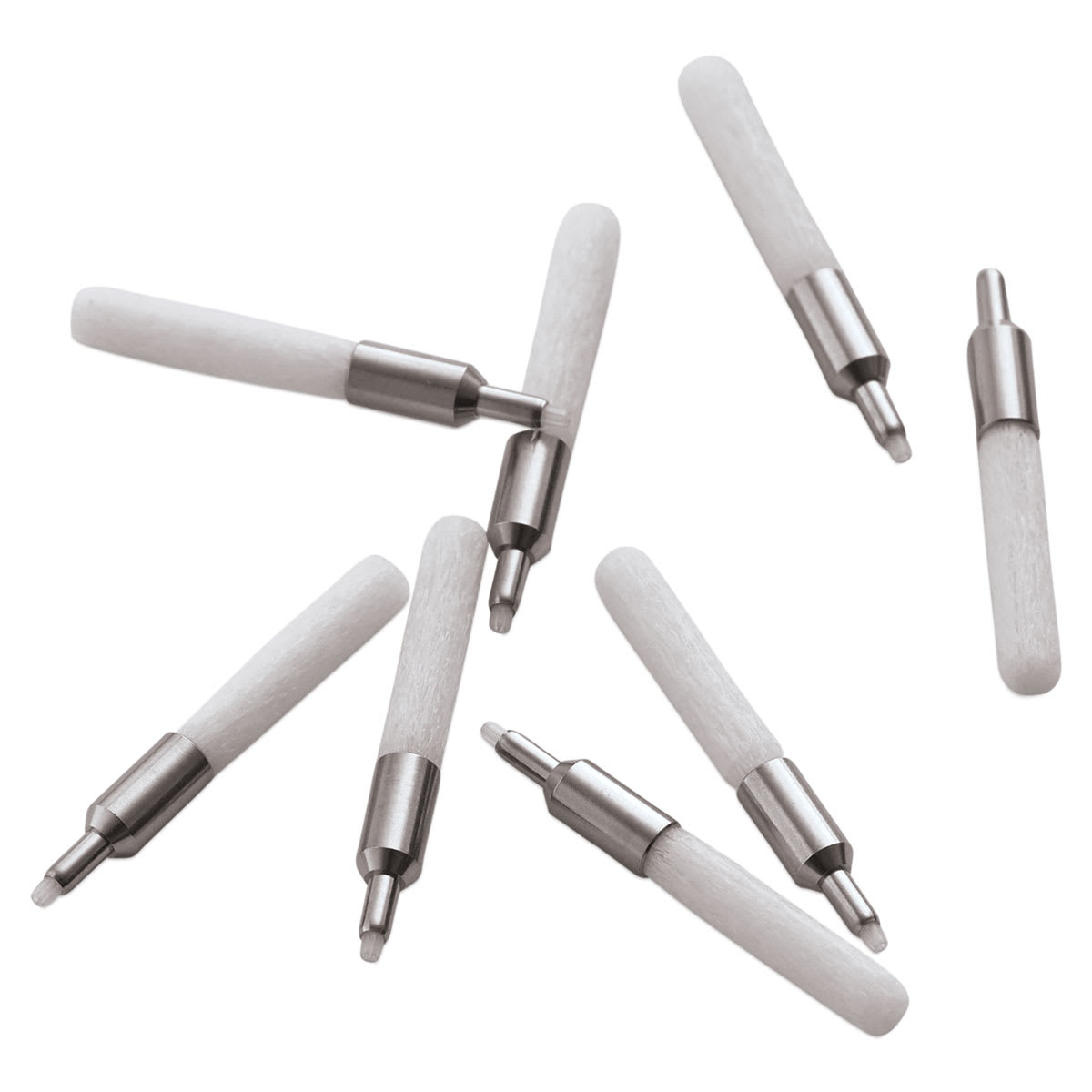FW Empty Mixed Media Markers Nibs - Package of 8 Replacement .8 mm Technical Nibs shown loose FW Empty Mixed Media Markers Nibs - Package of 8 Replacement .8 mm Technical Nibs shown loose