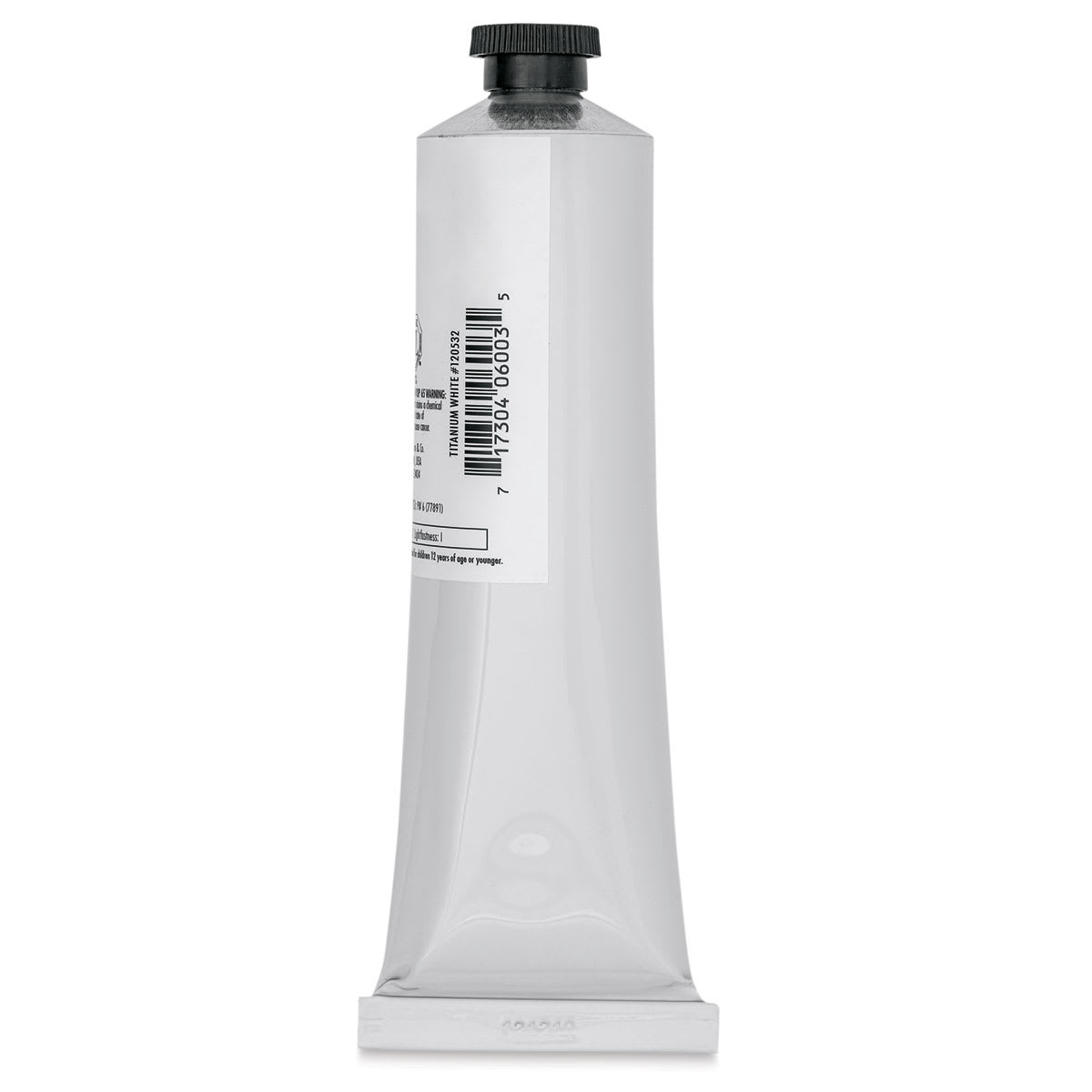 Richeson Casein Paint the Shiva Series - Titanium White, 150 ml tube back