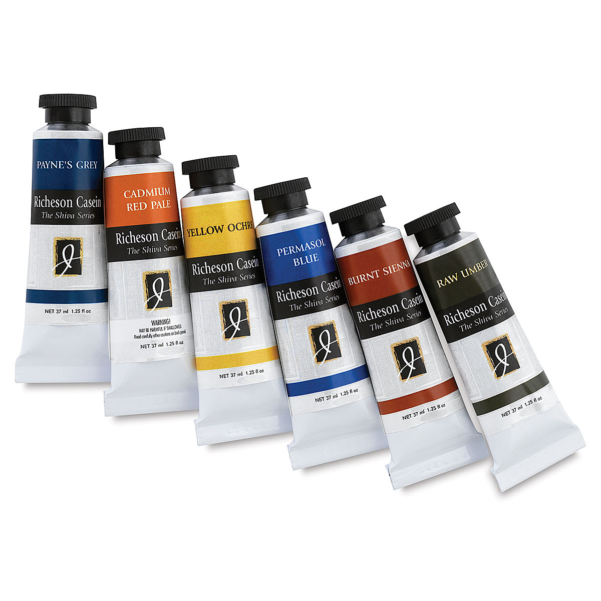 Richeson Casein Paint The Shiva Series - Components of Underpainting Set of 6 colors