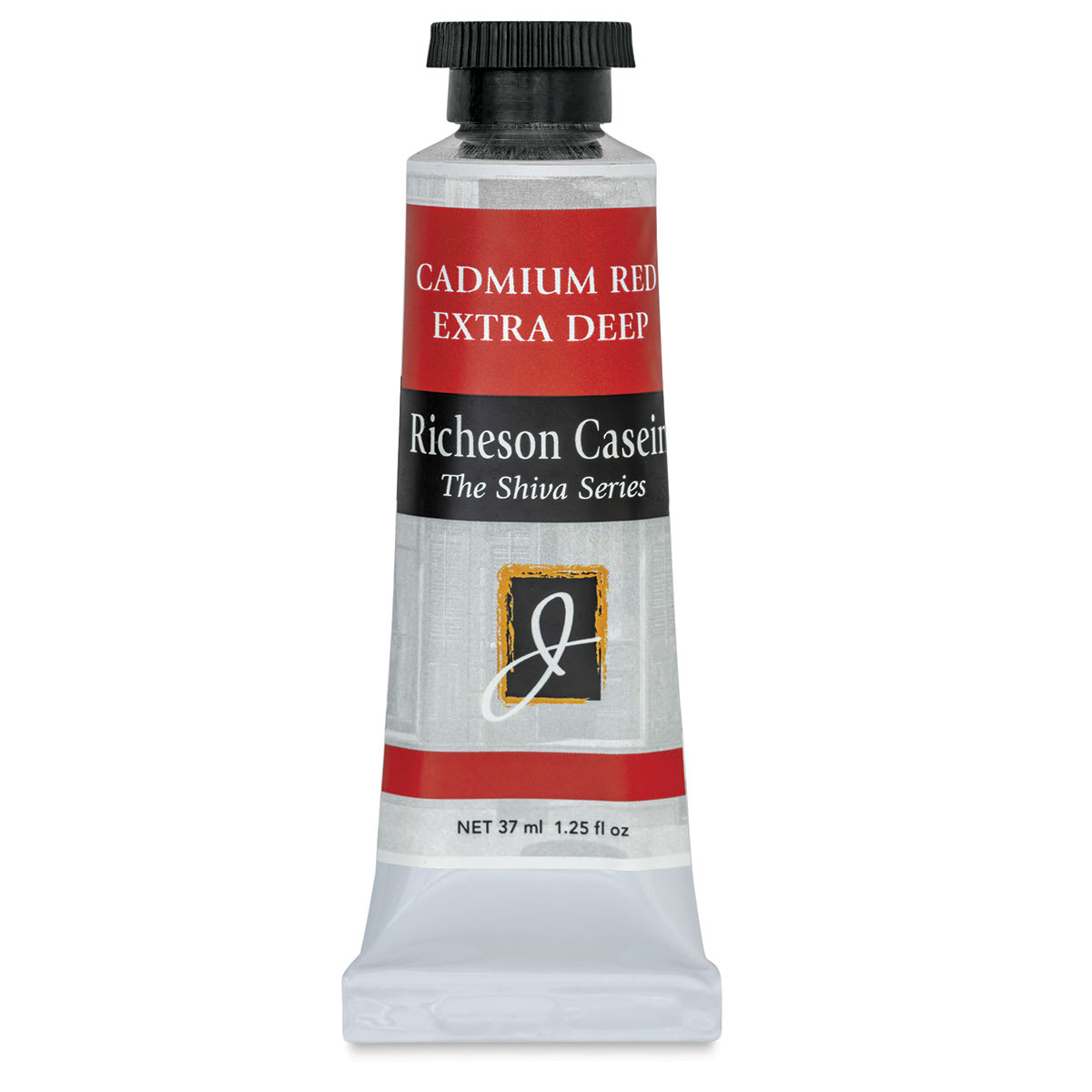 Richeson Casein Paint the Shiva Series - Cadmium Red Extra Deep, 37 ml Tube