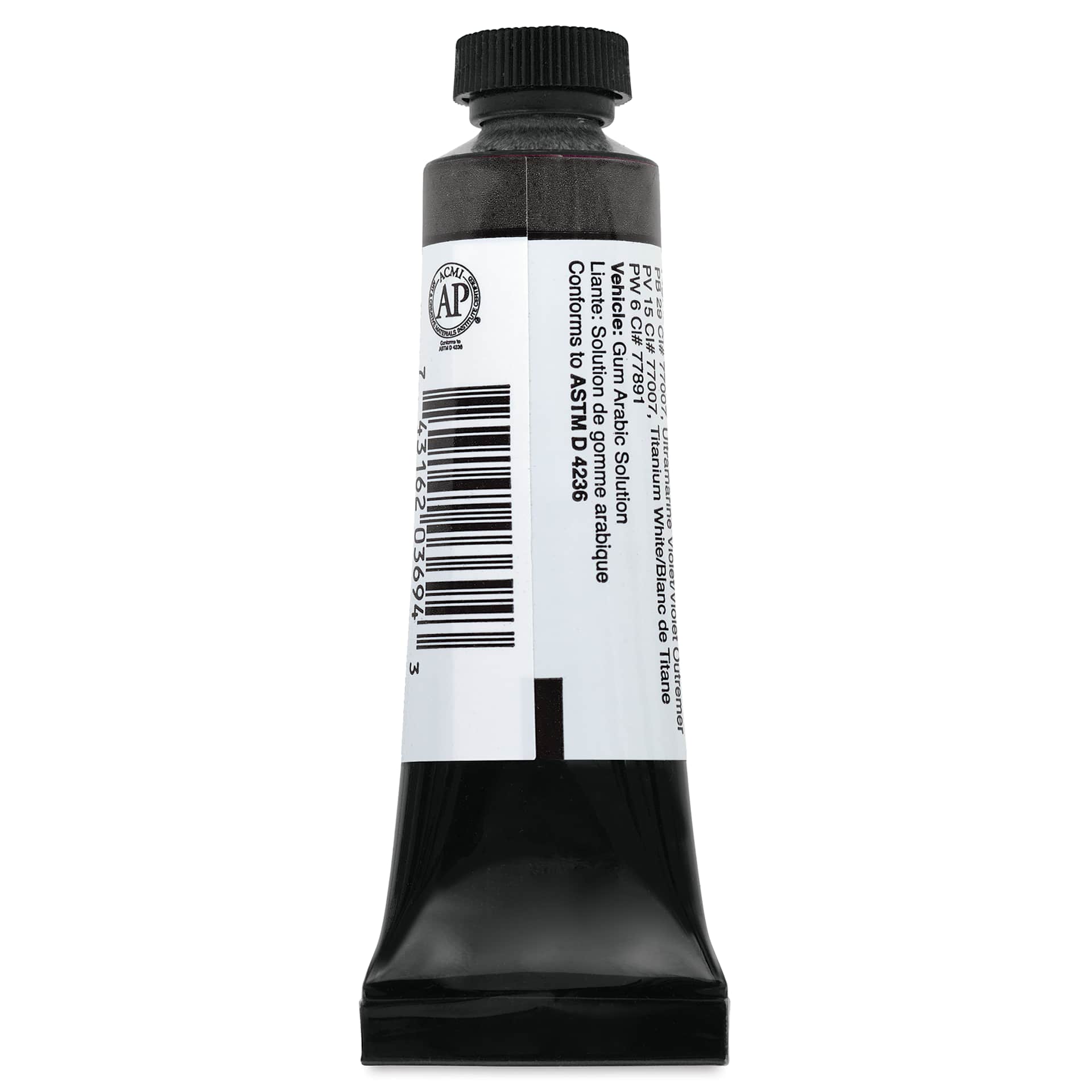 Daniel Smith Extra Fine Gouache - Alvaro's Fresco Grey, 15 ml back