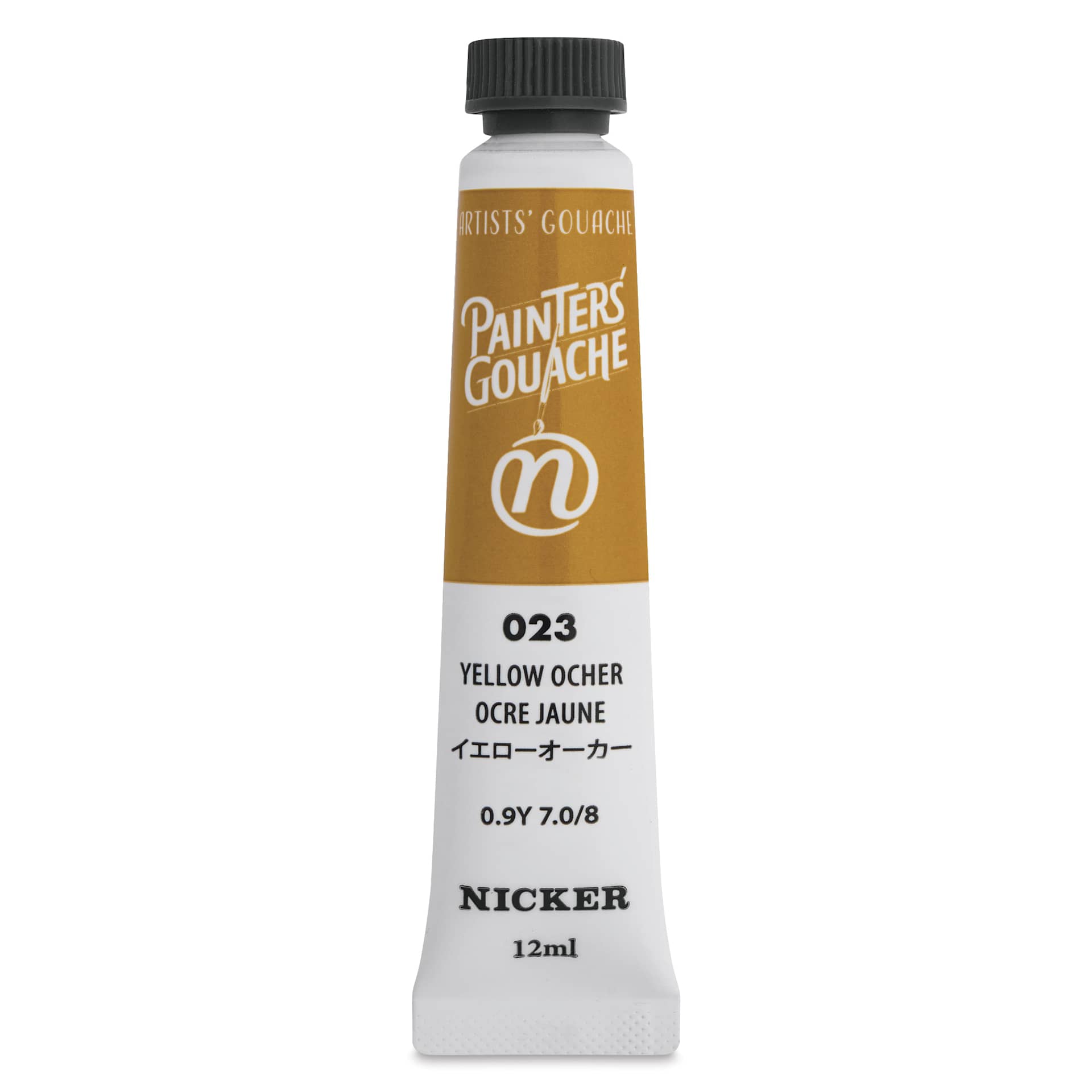 Nicker Painter’s Gouache - Yellow Ocher, 12 ml Nicker Painter’s Gouache - Yellow Ocher, 12 ml
