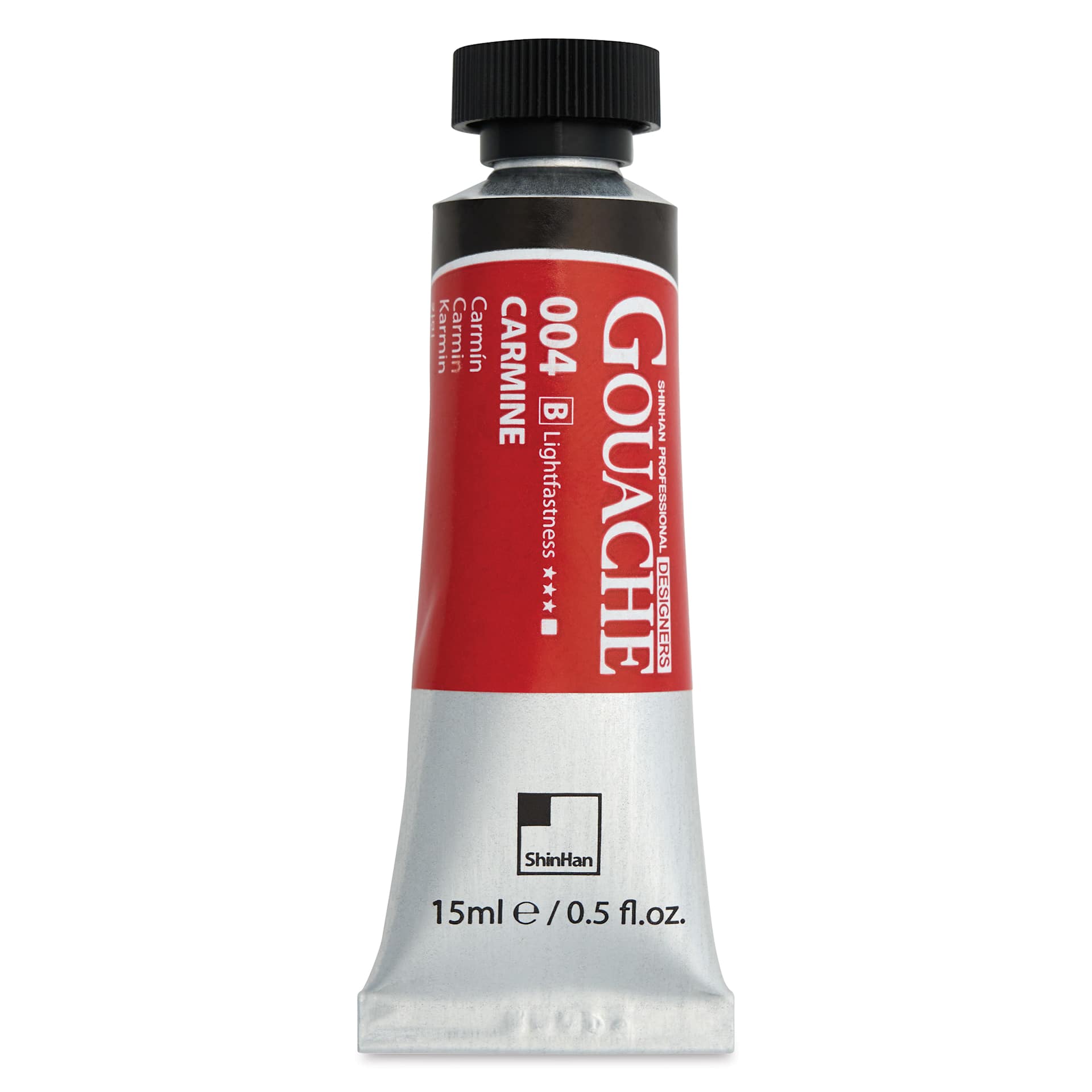 ShinHan Professional Designers Gouache - Carmine, 15 ml - front