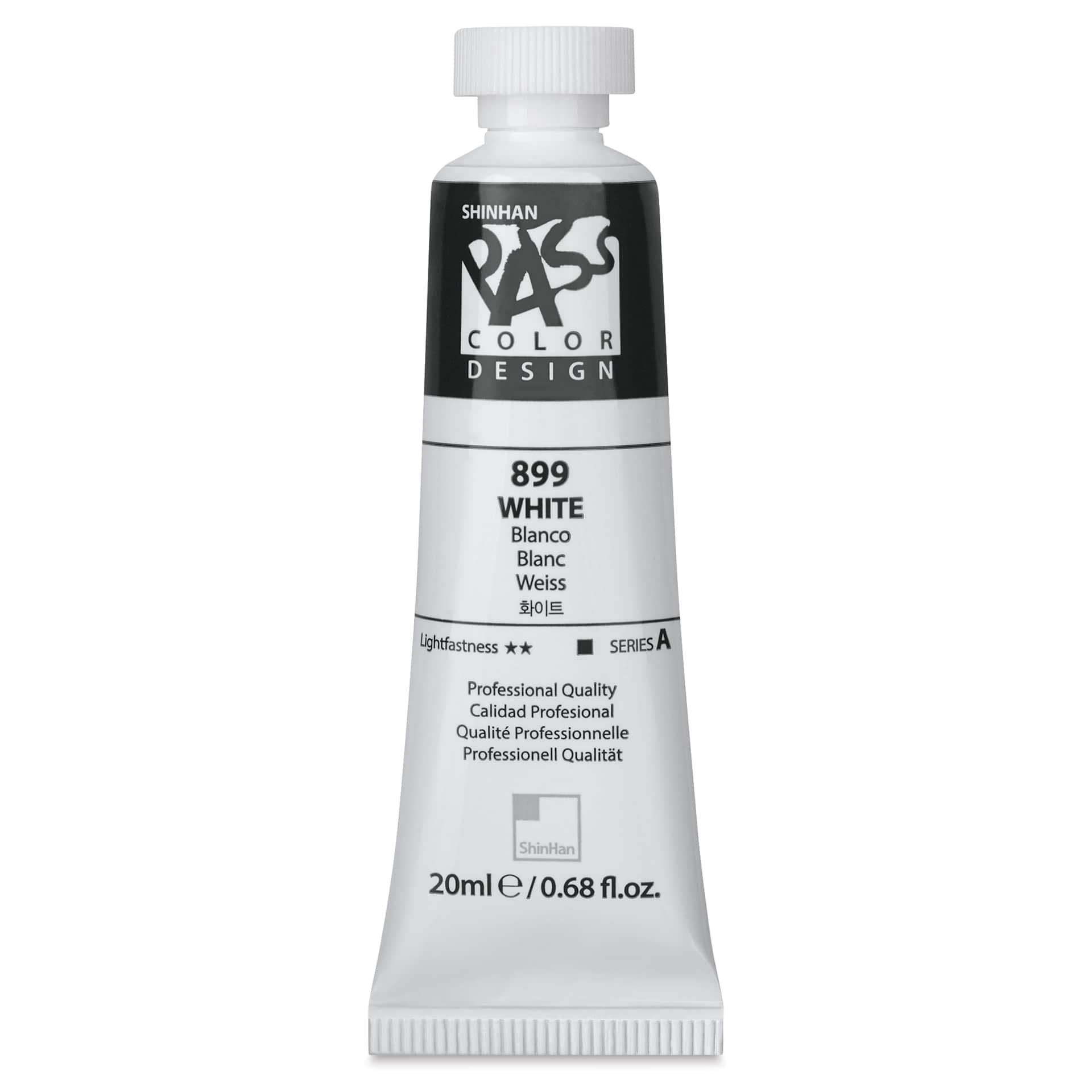 ShinHan Pass Colors Opaque Watercolor Tube - White, 20 ml