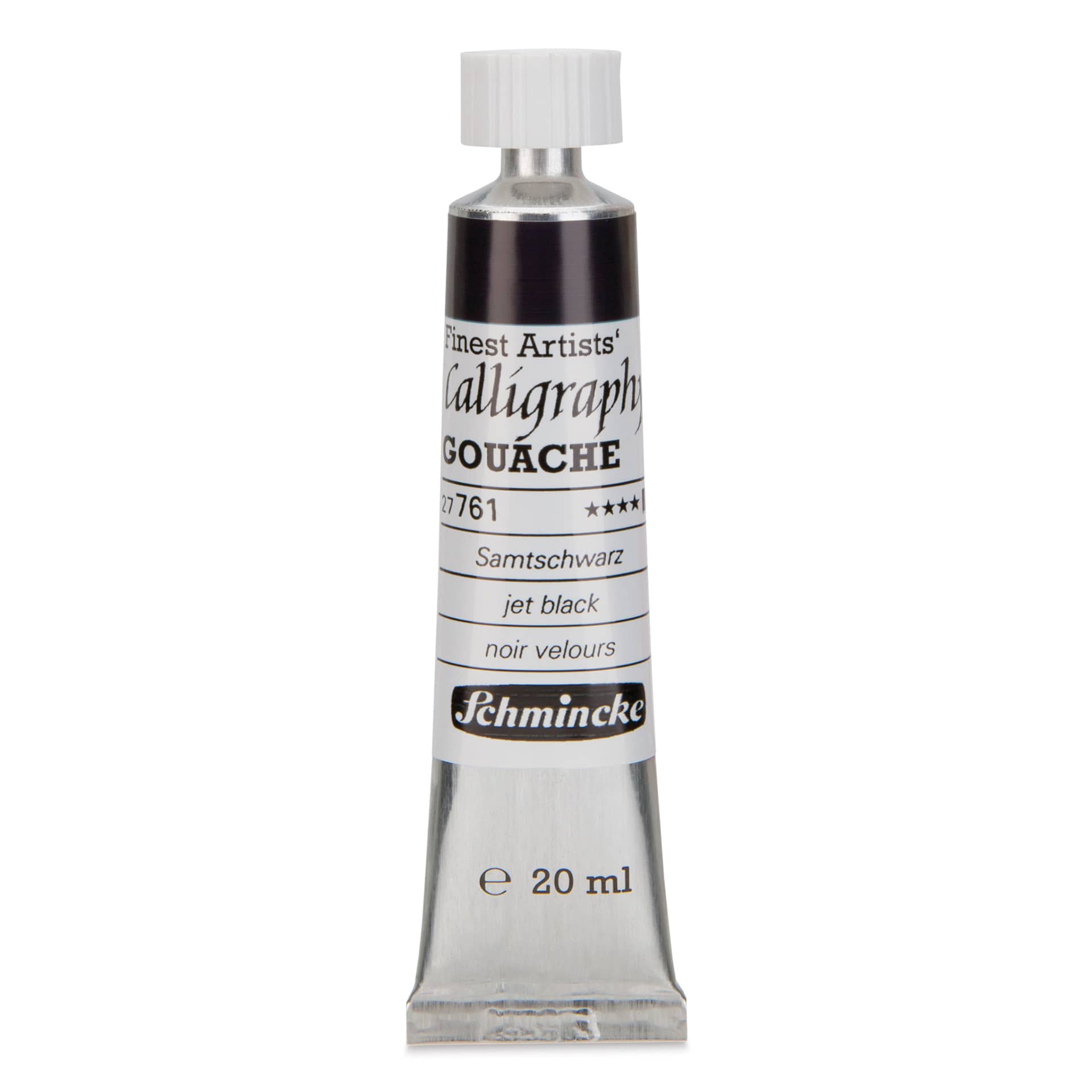 Schmincke Calligraphy Gouache - Jet Black, 20 ml Tube