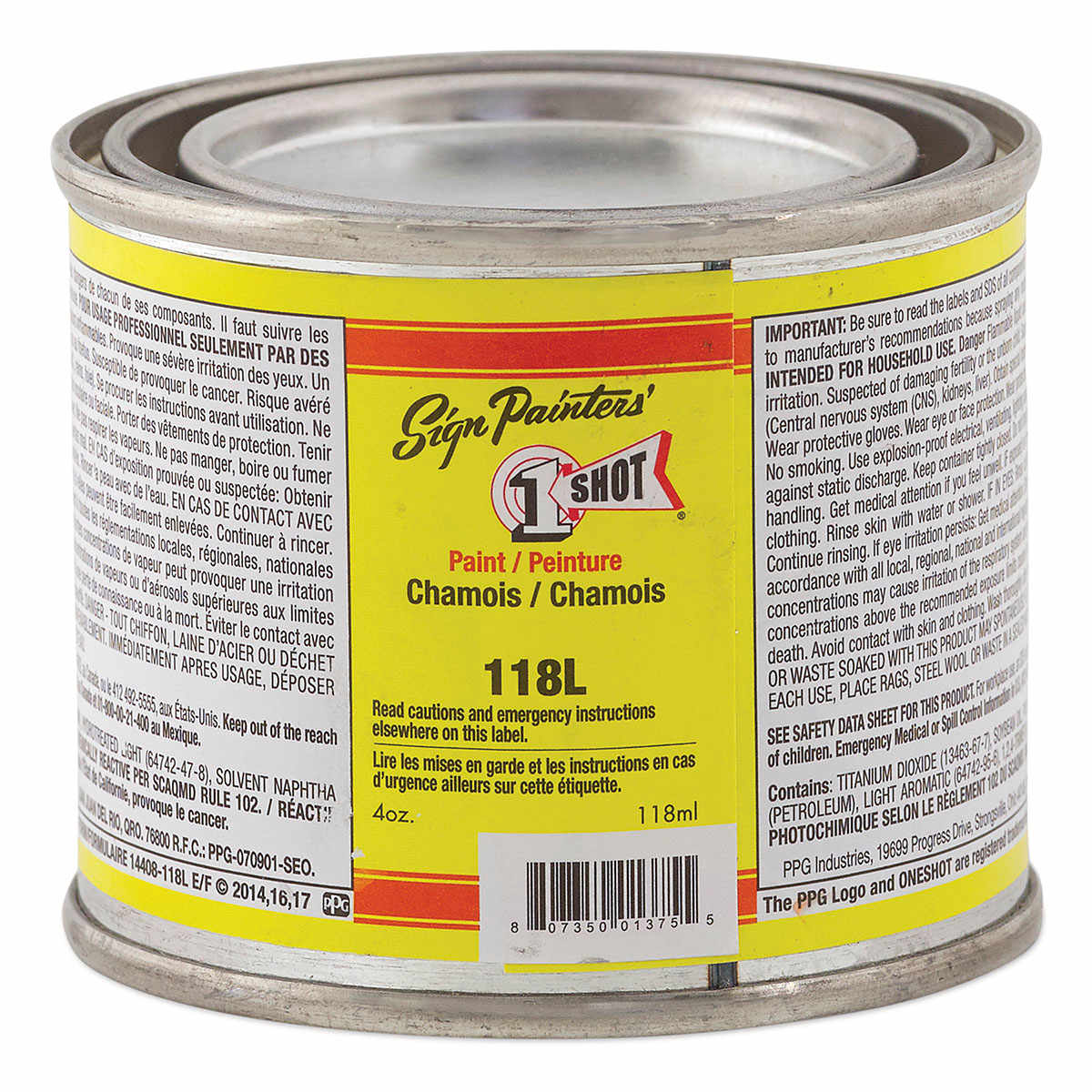 1-Shot Lettering Enamel - Chamois, 4 oz