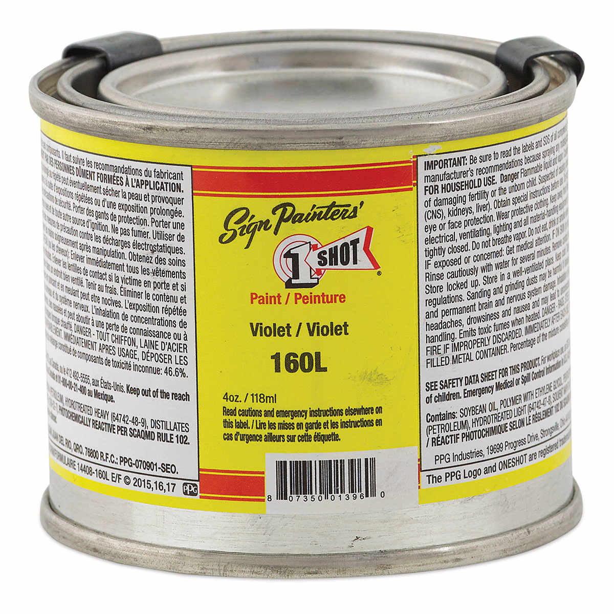 1-Shot Lettering Enamel - Violet, 4 oz