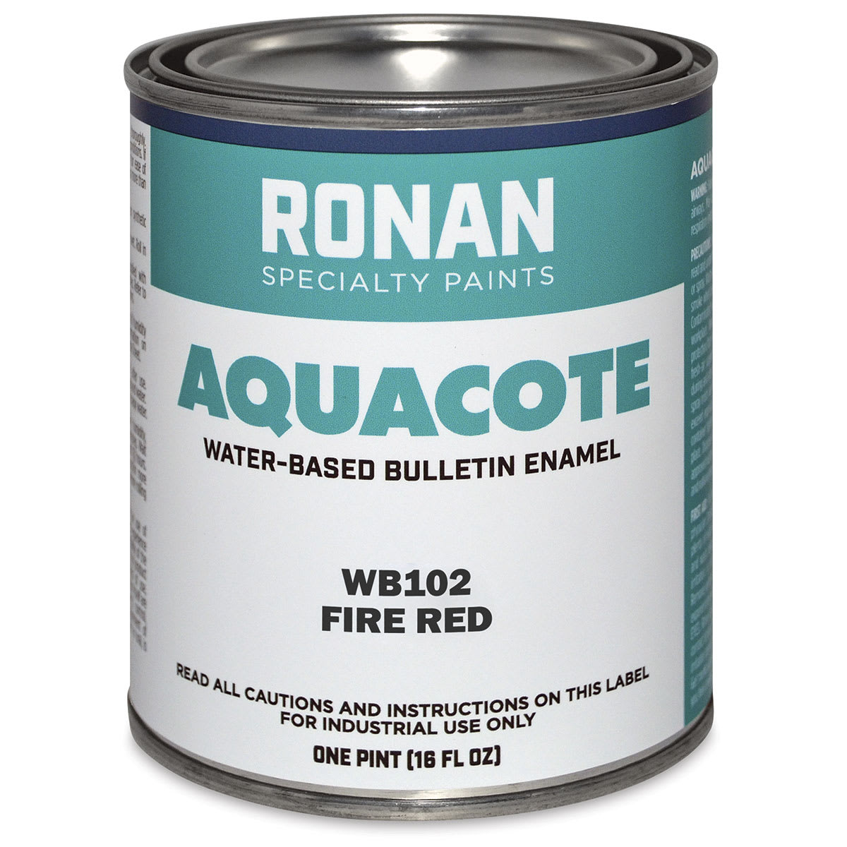 Ronan Aquacote Water-Based Acrylic Color - Fire Red, Pint