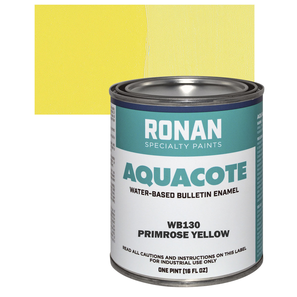 Ronan Aquacote Water-Based Acrylic Color - Primrose, Pint and swatch