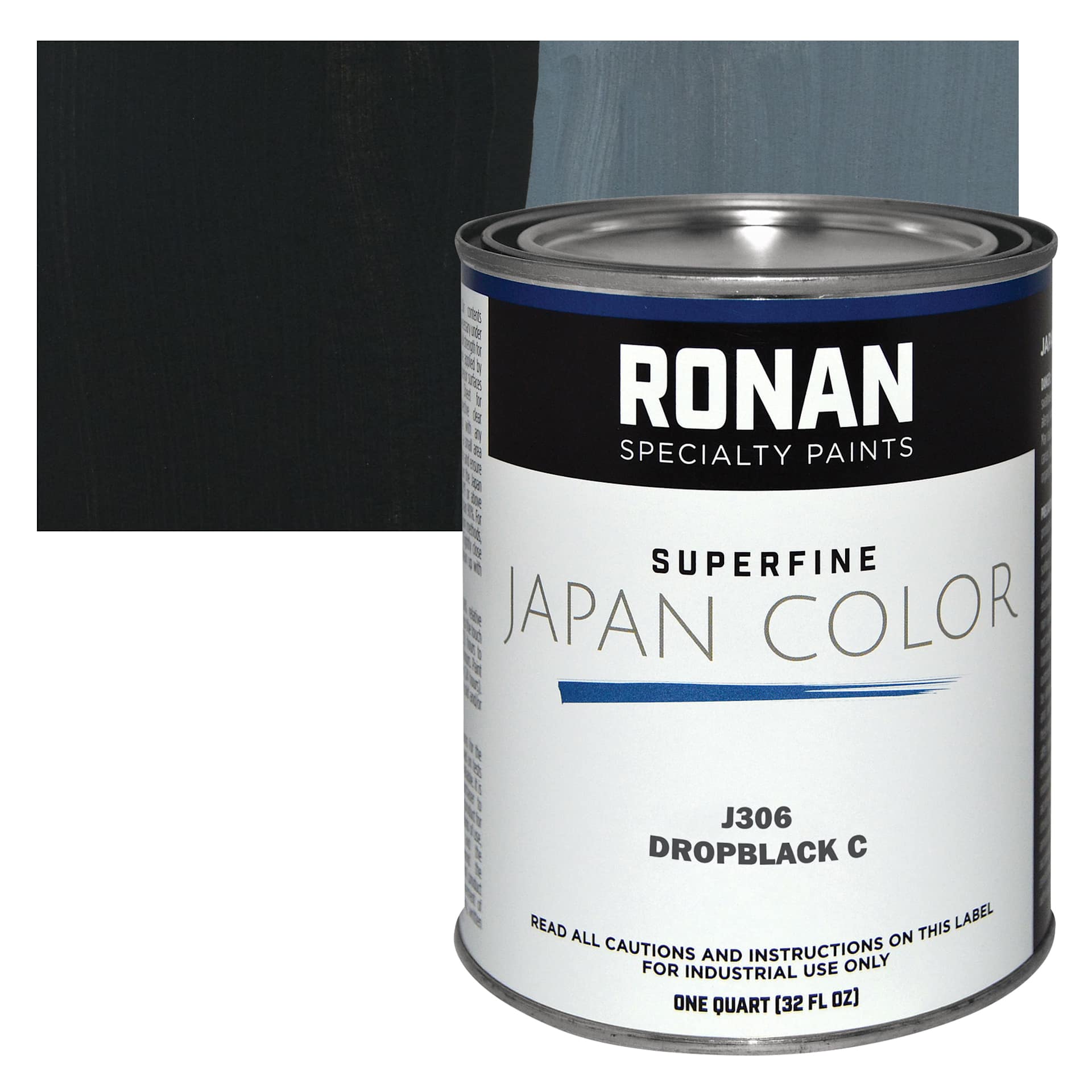 Ronan Superfine Japan Color - Drop Black C - Can and Swatch