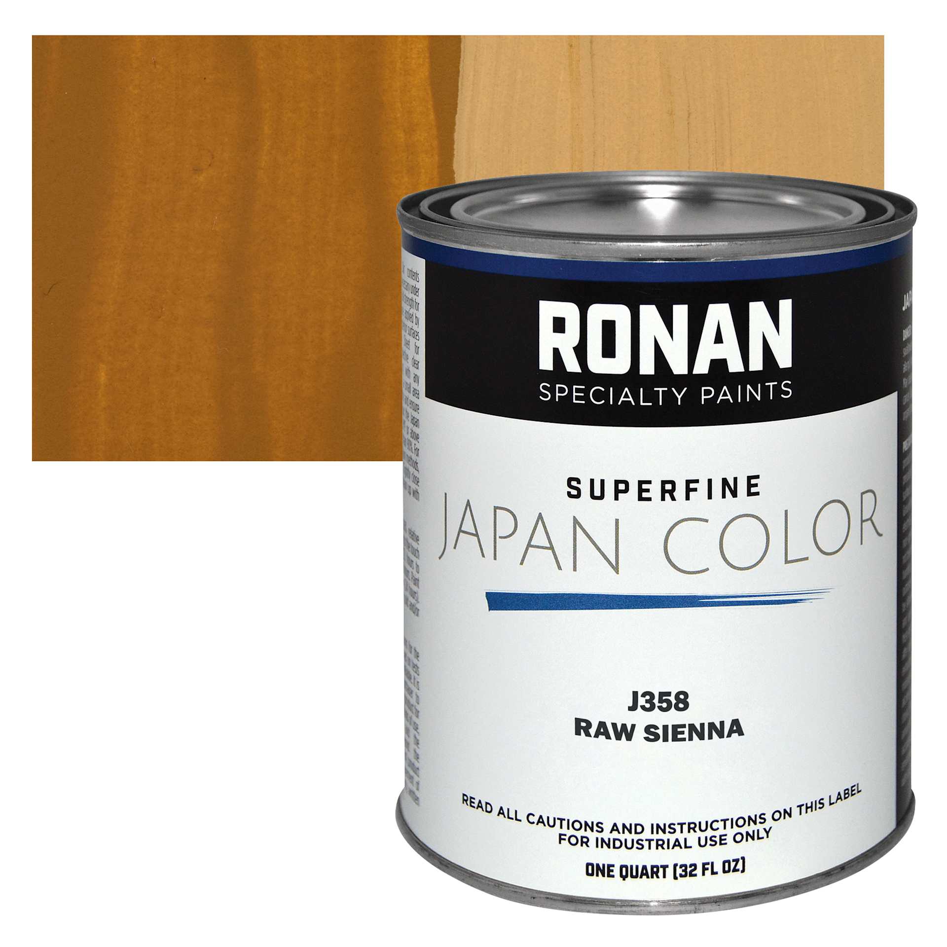 Ronan Superfine Japan Color - Raw Sienna - Can and Swatch