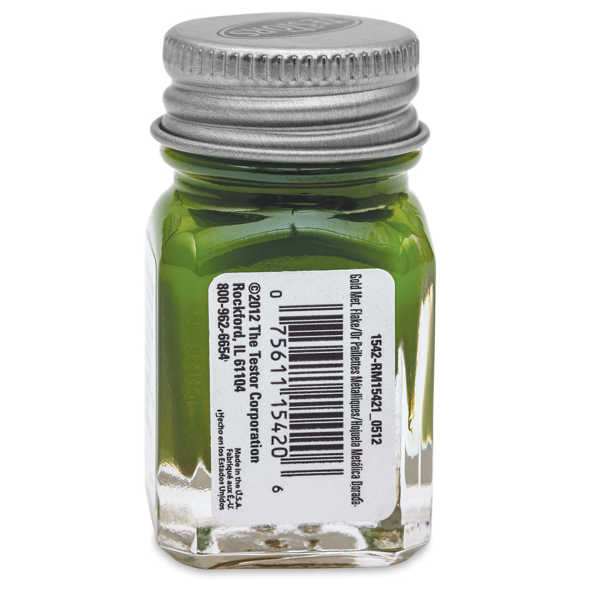 Testors Enamel Paints Gold Metal Flake - 1/4 oz.