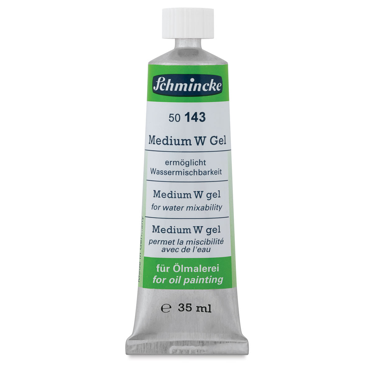 Schmincke Medium W Gel - Front of 35 ml Tube