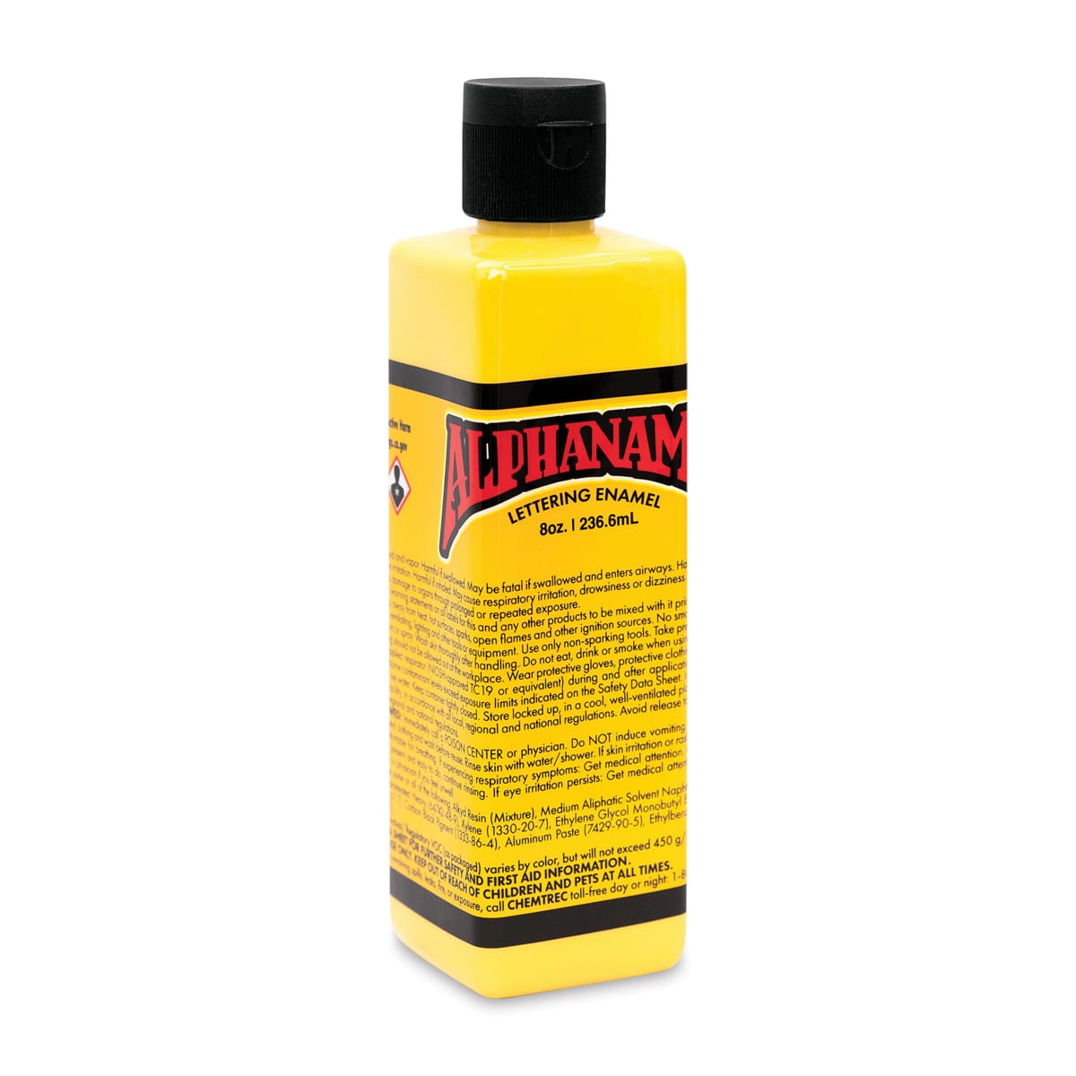Alpha6 Alphanamel Lettering Enamel - Liquid Sunshine, 236.6 ml, Bottle
