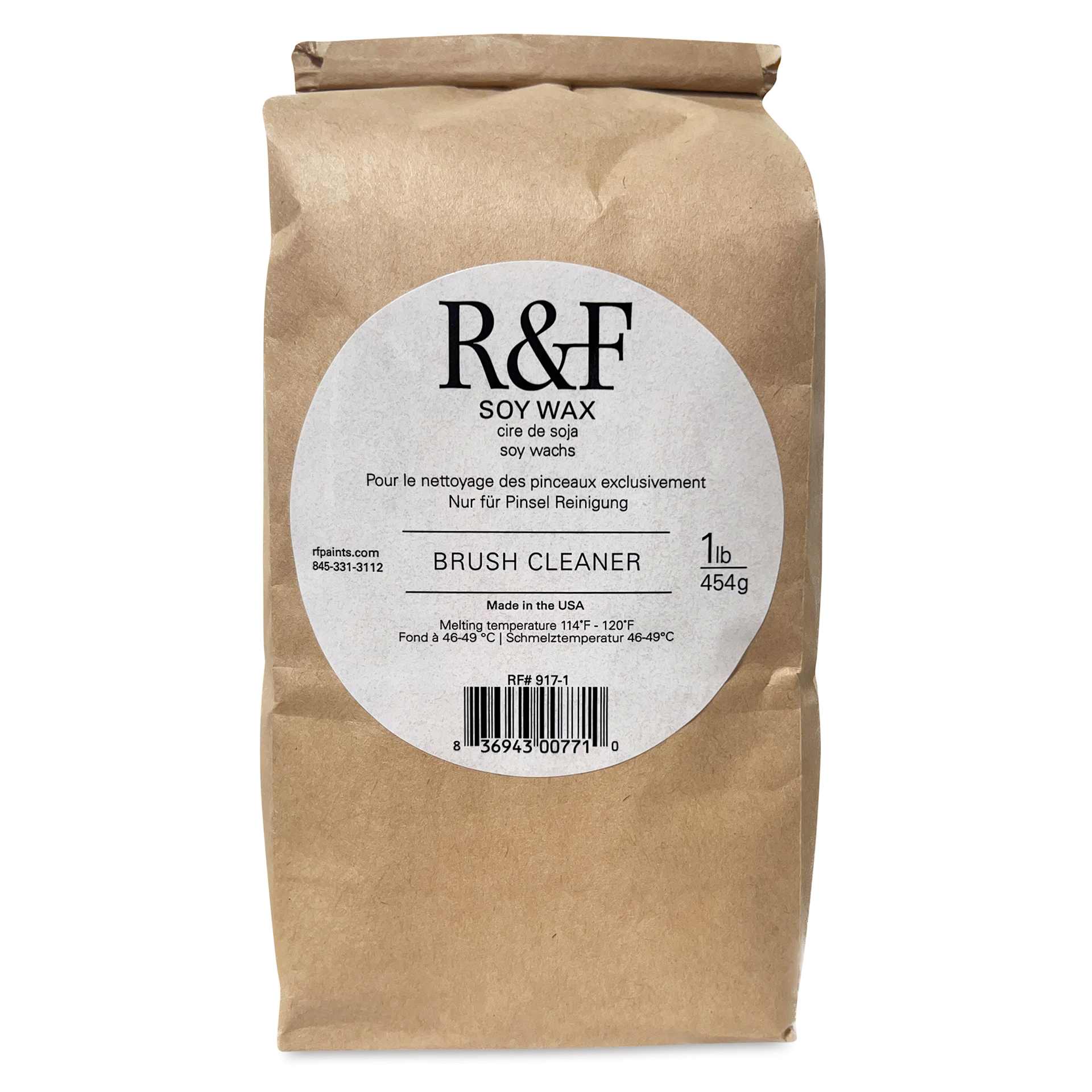 R&F Encaustic Medium - Soy Wax, 1 lb Bag R&F Encaustic Medium - Soy Wax, 1 lb Bag