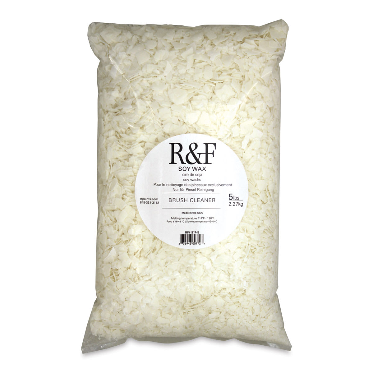 R&F Encaustic Medium - Soy Wax, 5 lb Bag R&F Encaustic Medium - Soy Wax, 5 lb Bag