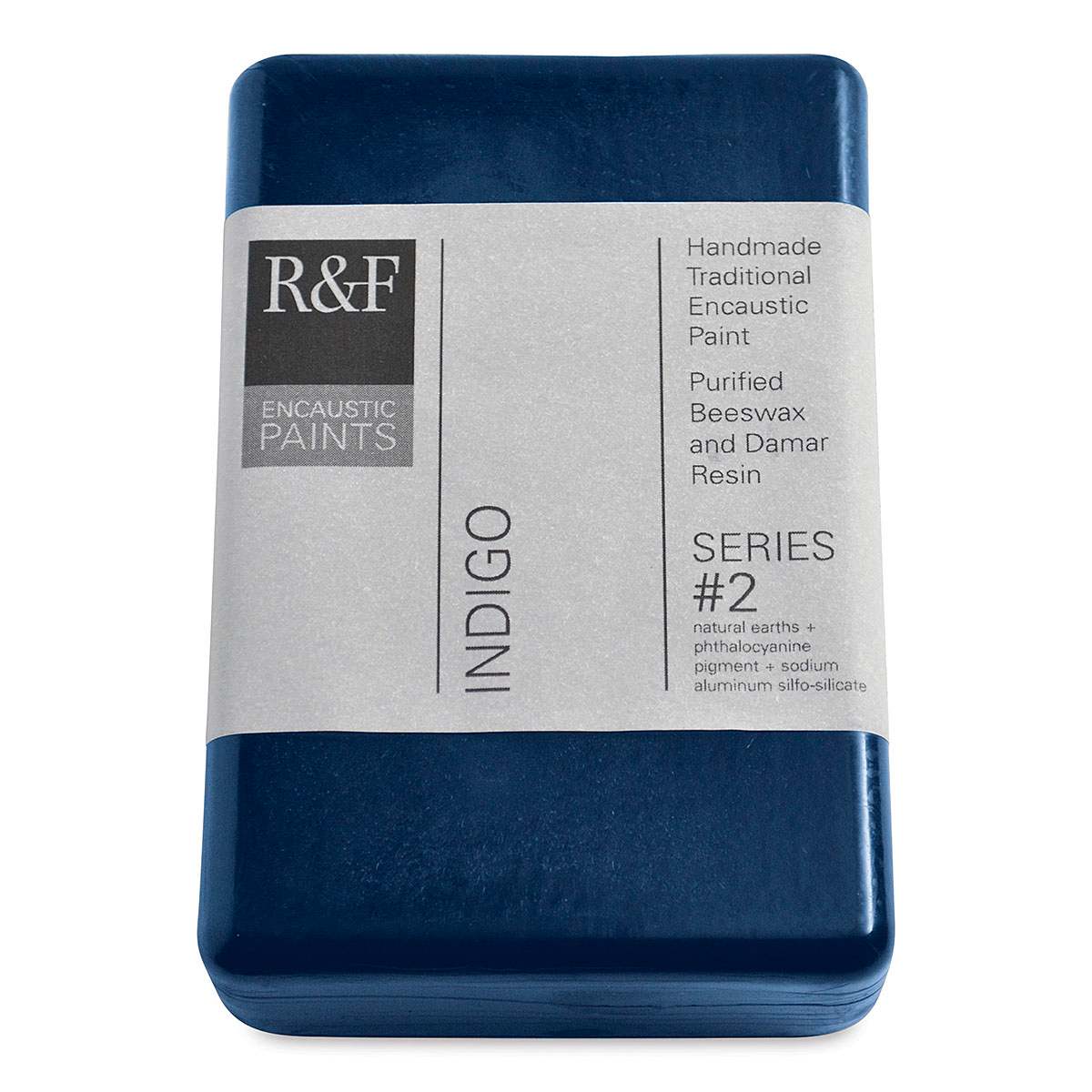 R&F Encaustic Paint Block - Indigo, 333 ml block