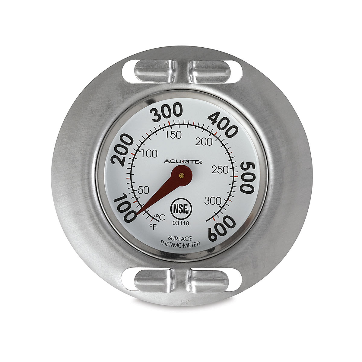 R&F Surface Thermometer - Top view showing temperature gauge
R&F Surface Thermometer - Top view showing temperature gauge