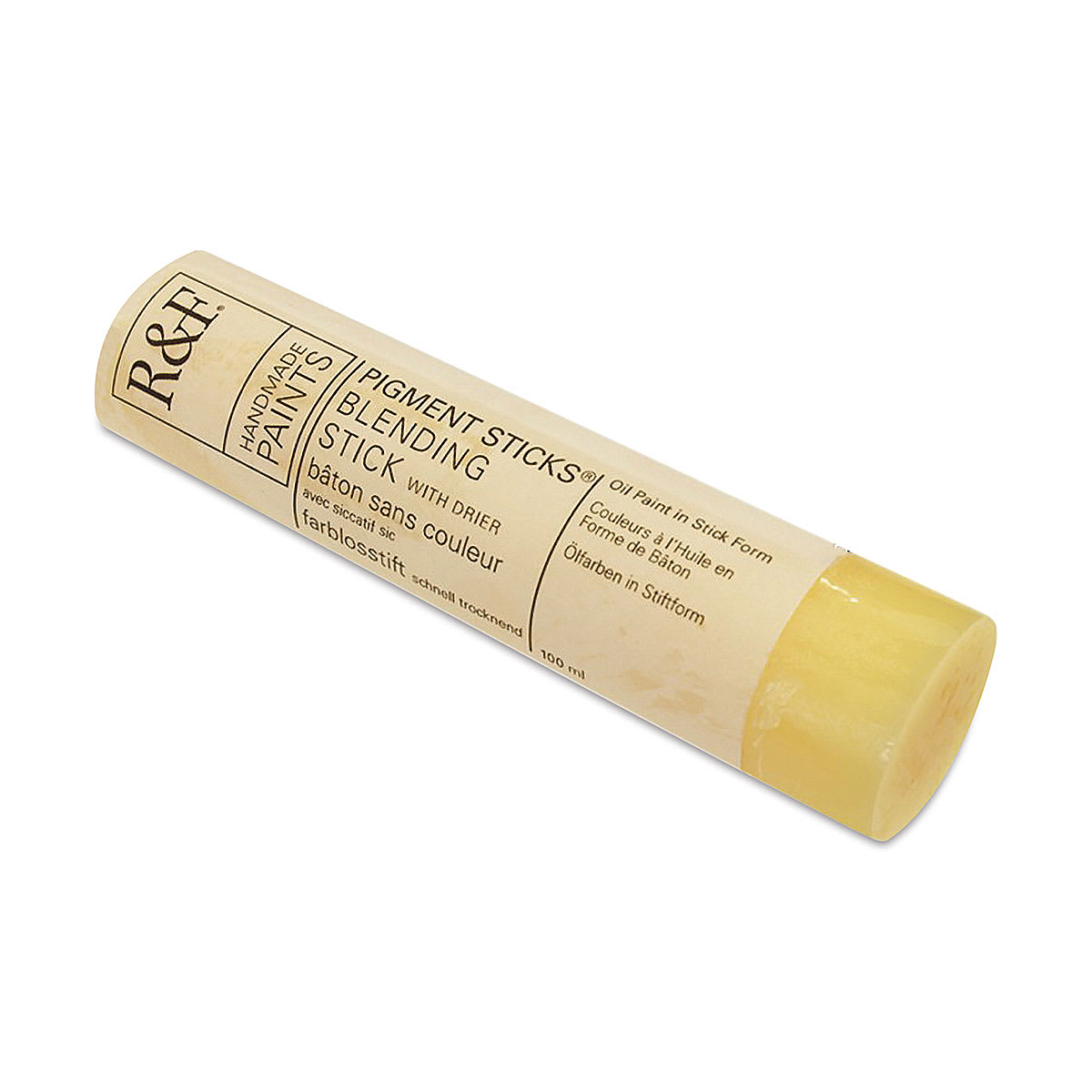 R&F Oil Blending Mediums - 100 ml Blending stick with drier shown at angle