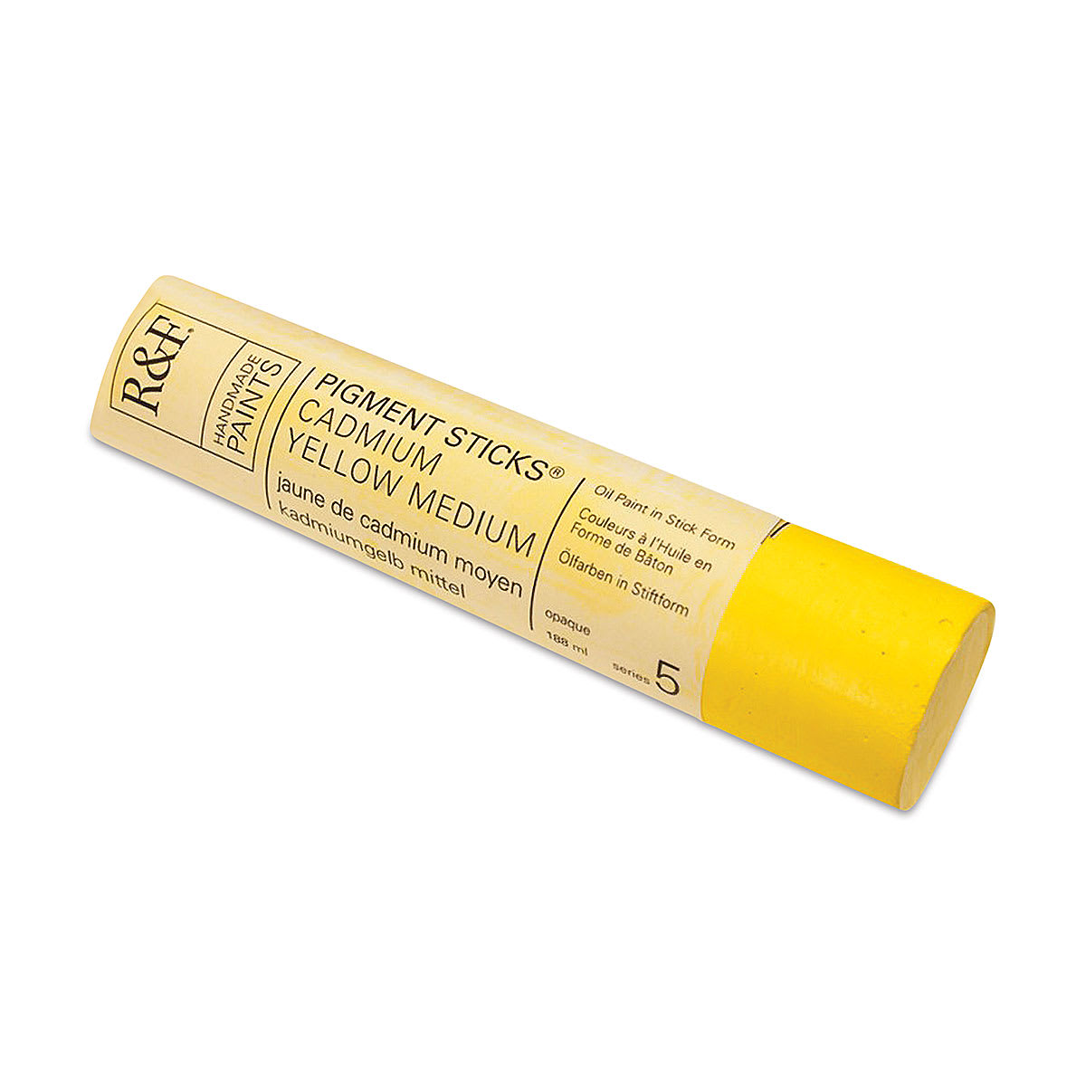 R&F Pigment Stick - Cadmium Yellow Medium, 188 ml stick