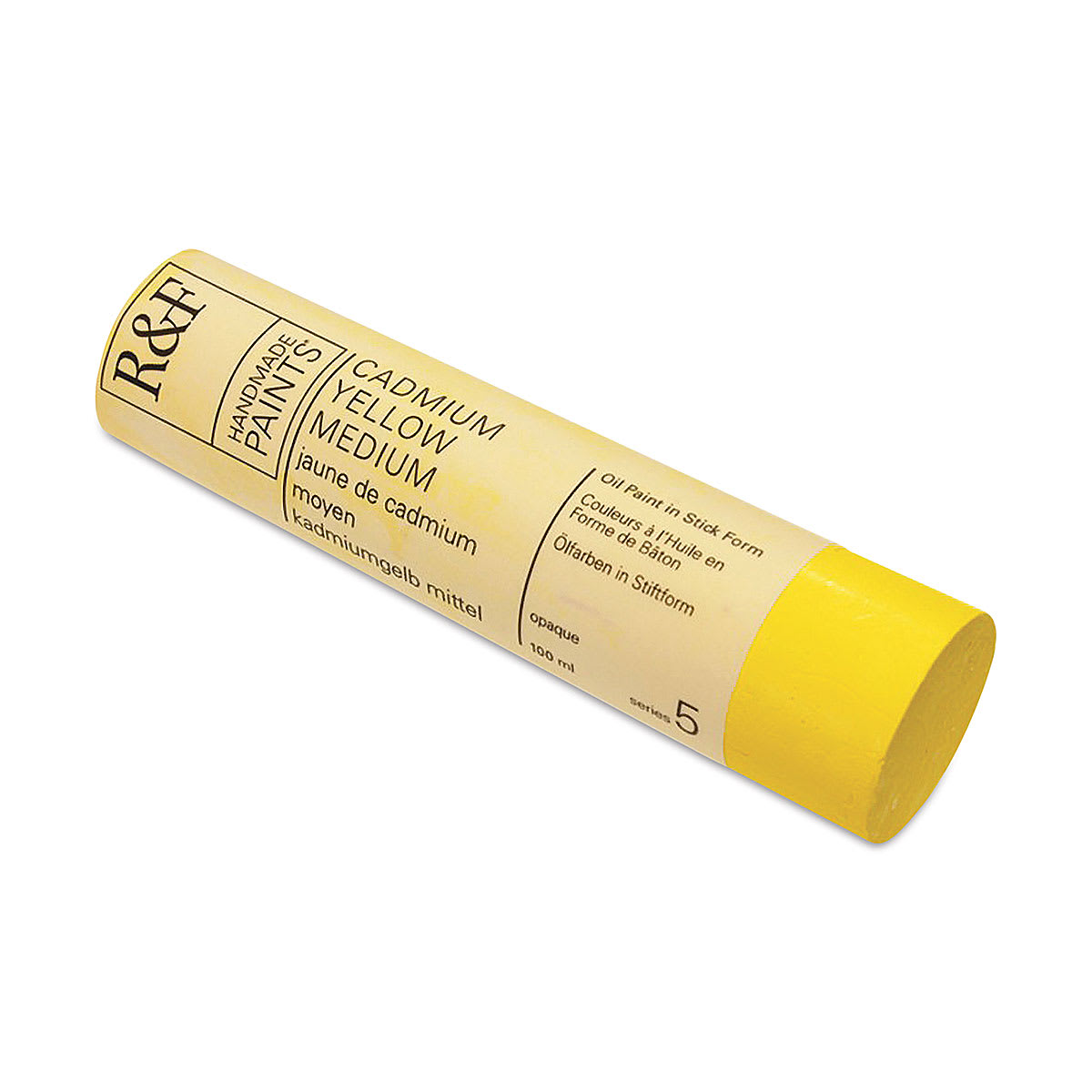 R&F Pigment Stick - Cadmium Yellow Medium, 100 ml stick