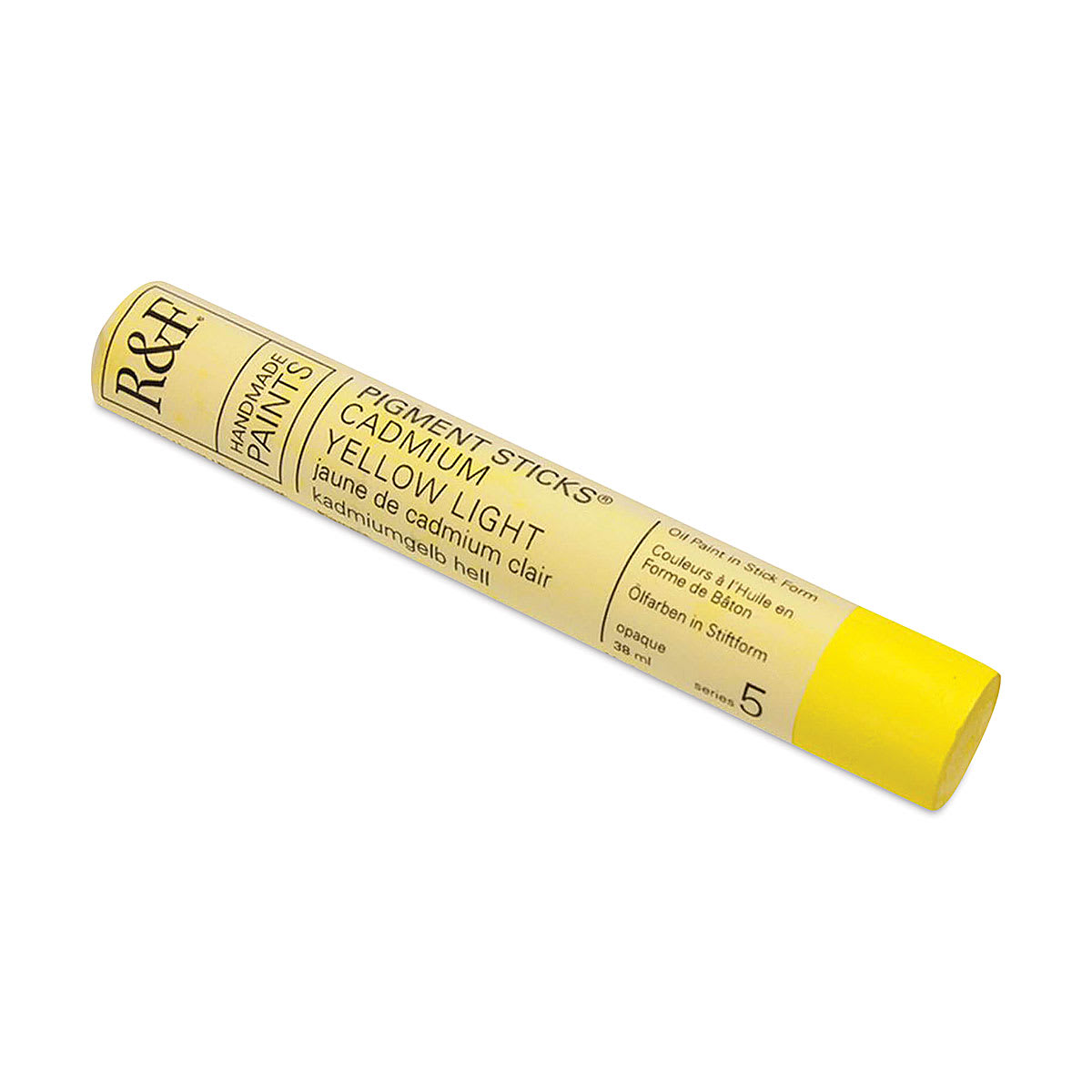 R&F Pigment Stick - Cadmium Yellow Light, 38 ml stick