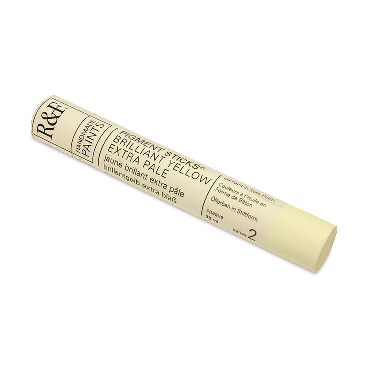 R&F Pigment Stick - Brilliant Yellow Extra Pale, 38 ml stick