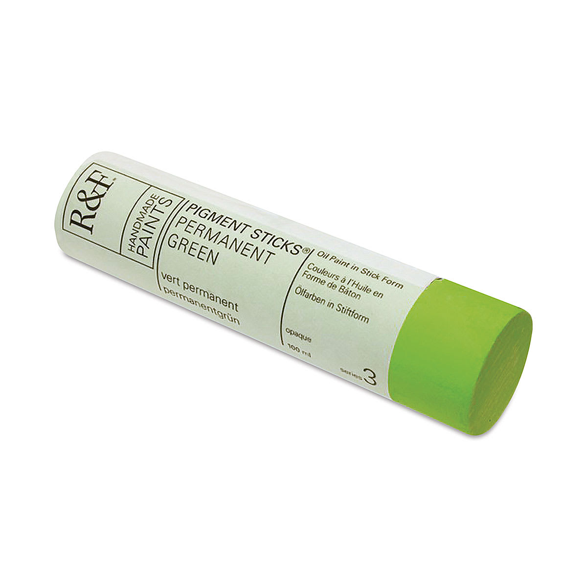 R&F Pigment Stick - Permanent Green, 100 ml