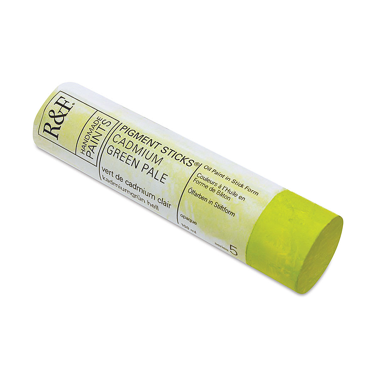 R&F Pigment Stick - Cadmium Green Pale, 100 ml
