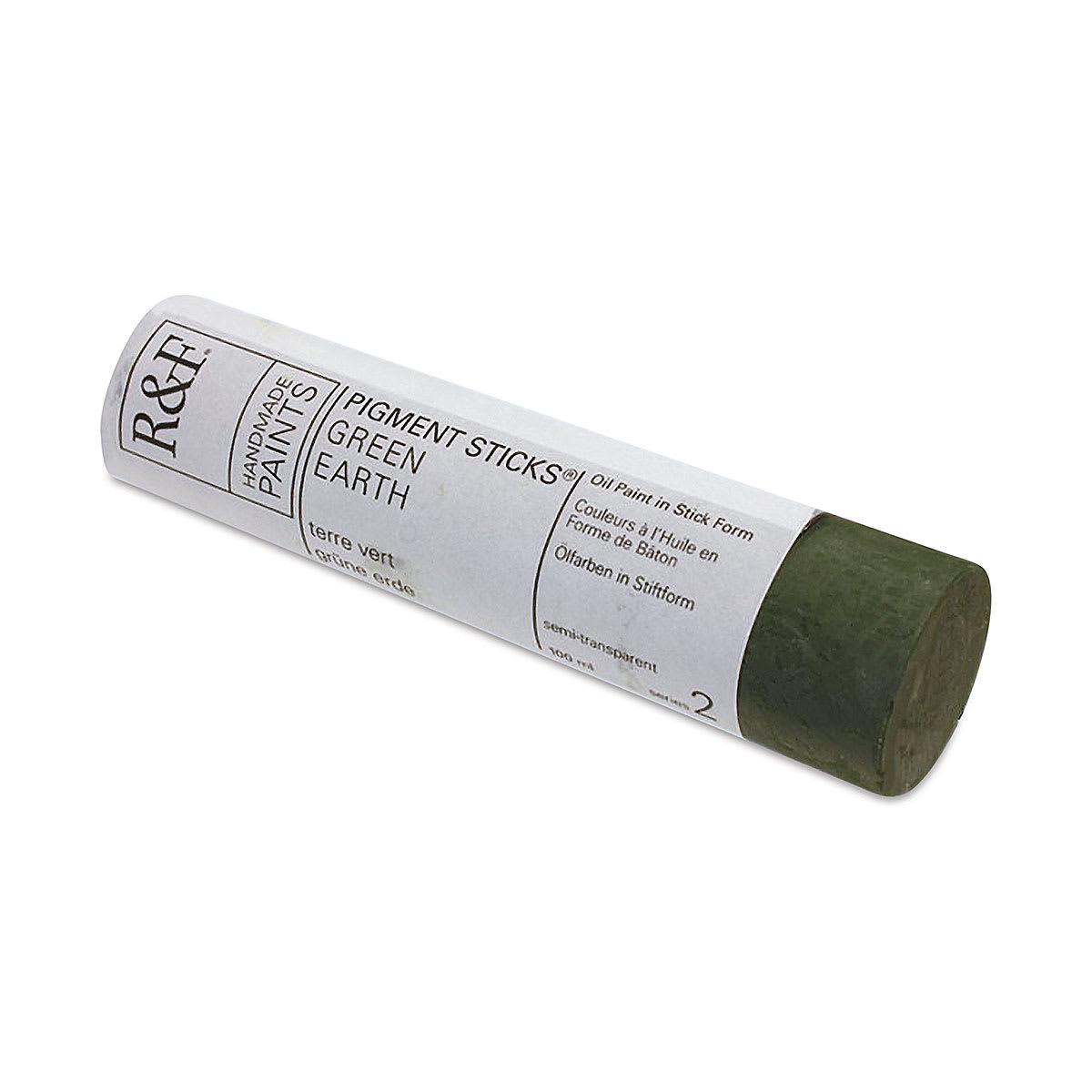 R&F Pigment Stick - Green Earth, 100 ml stick