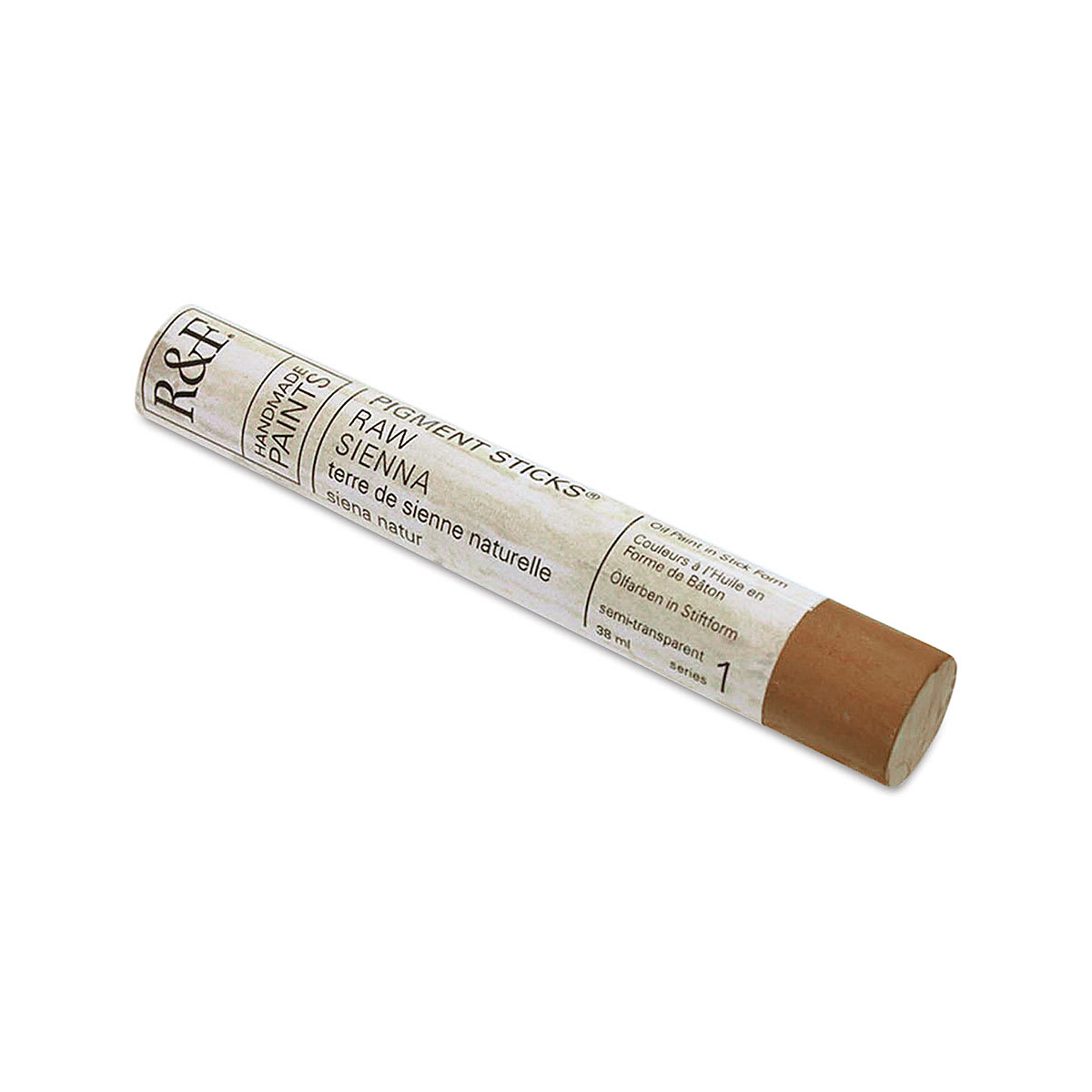 R&F Pigment Stick - Raw Sienna, 38 ml stick