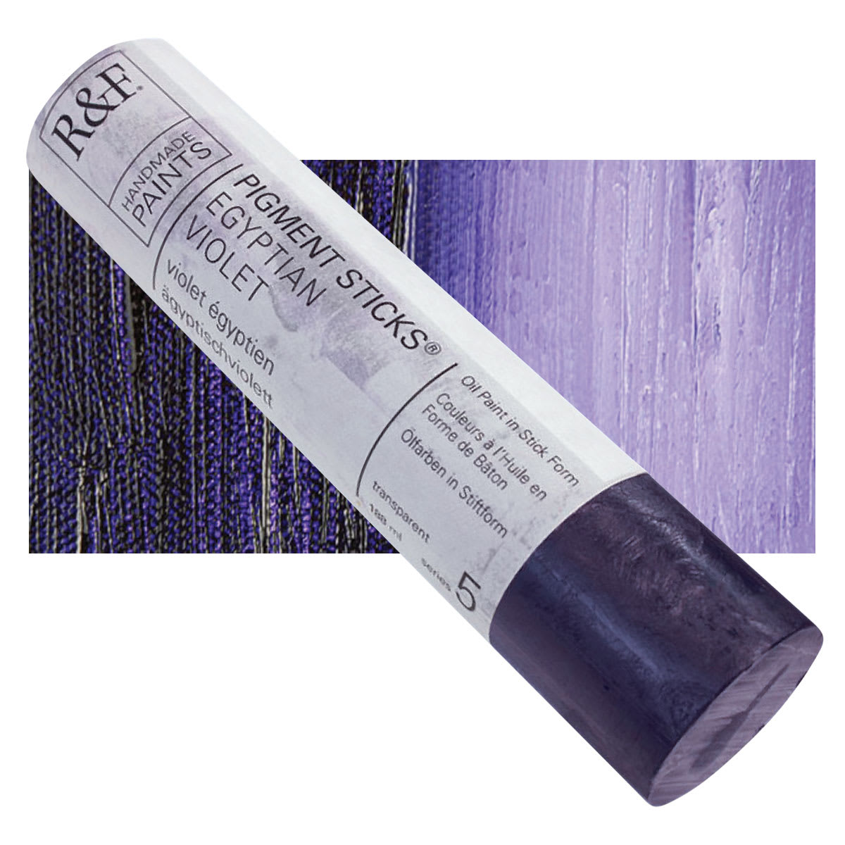 R&F Pigment Stick - Egyptian Violet, 188 ml stick and swatch